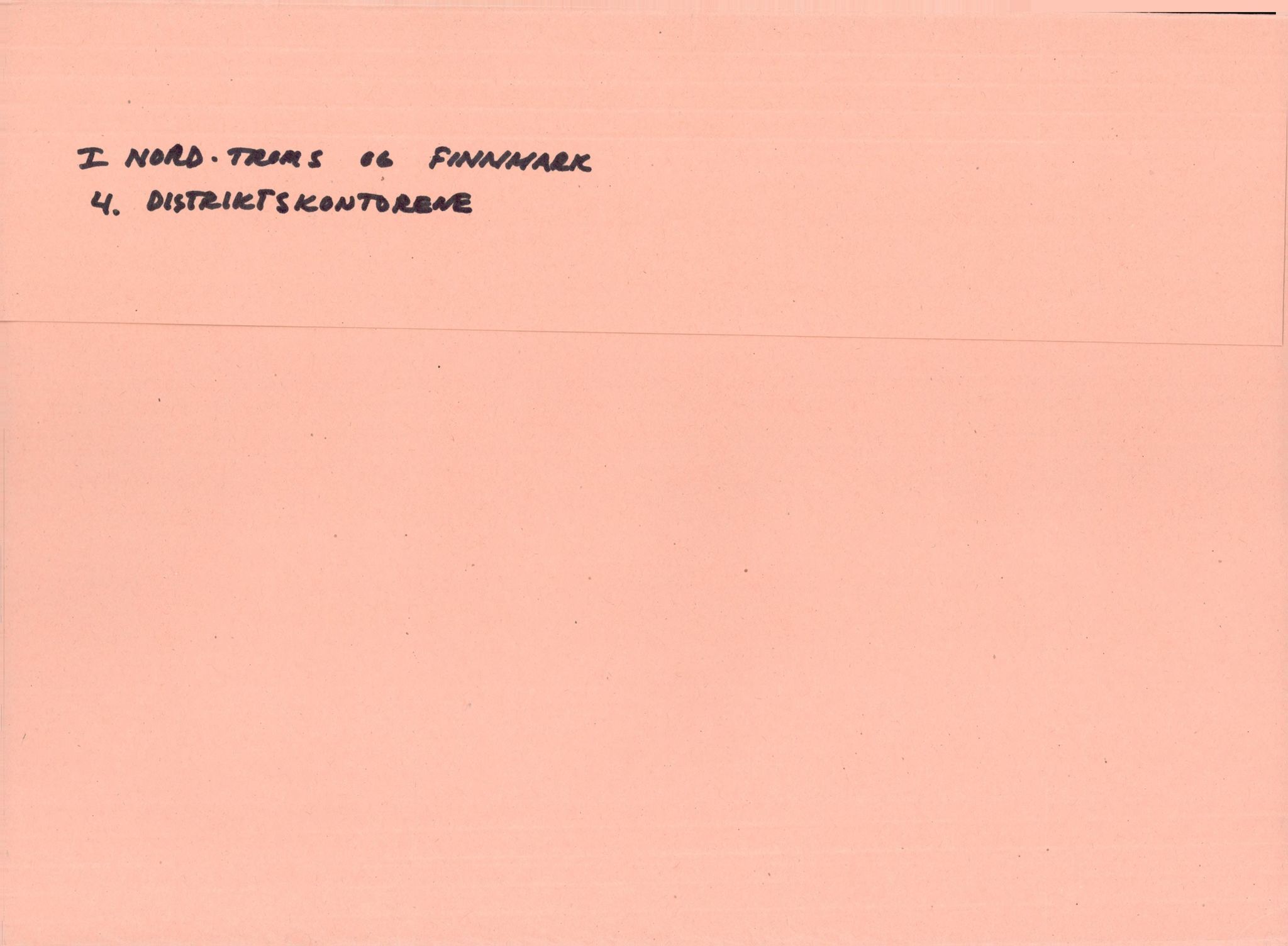 Finnmarkskontorets presse- og opplysningsarkiv , FMFB/A-1198/E/L0003/0004: I Nord-Troms og Finnmark - generelt  / Distriktskontorene, 1945-1949