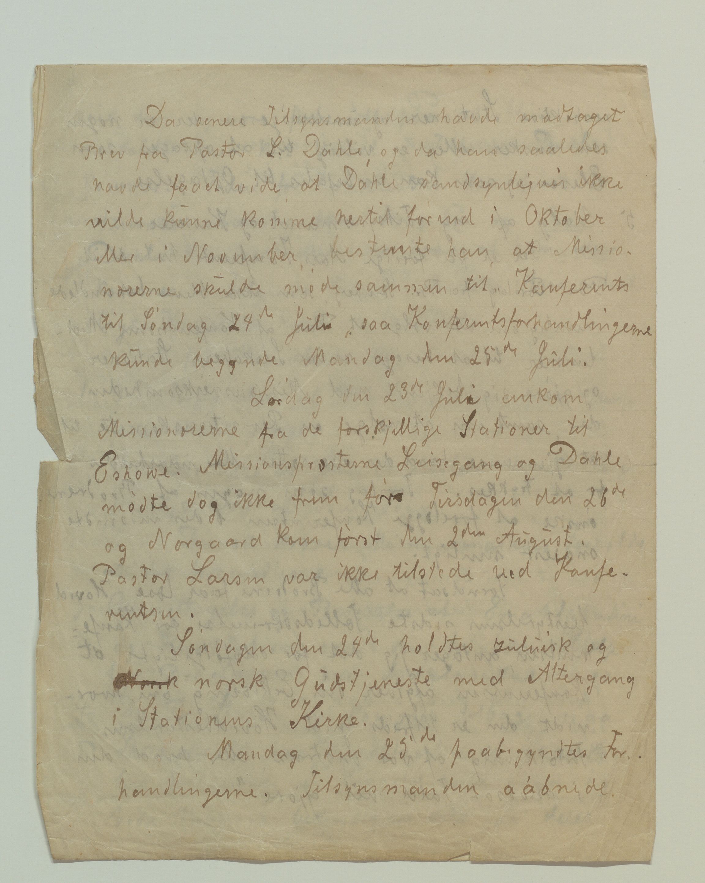 Det Norske Misjonsselskap - hovedadministrasjonen, VID/MA-A-1045/D/Da/Daa/L0037/0005: Konferansereferat og årsberetninger / Konferansereferat fra Sør-Afrika., 1887