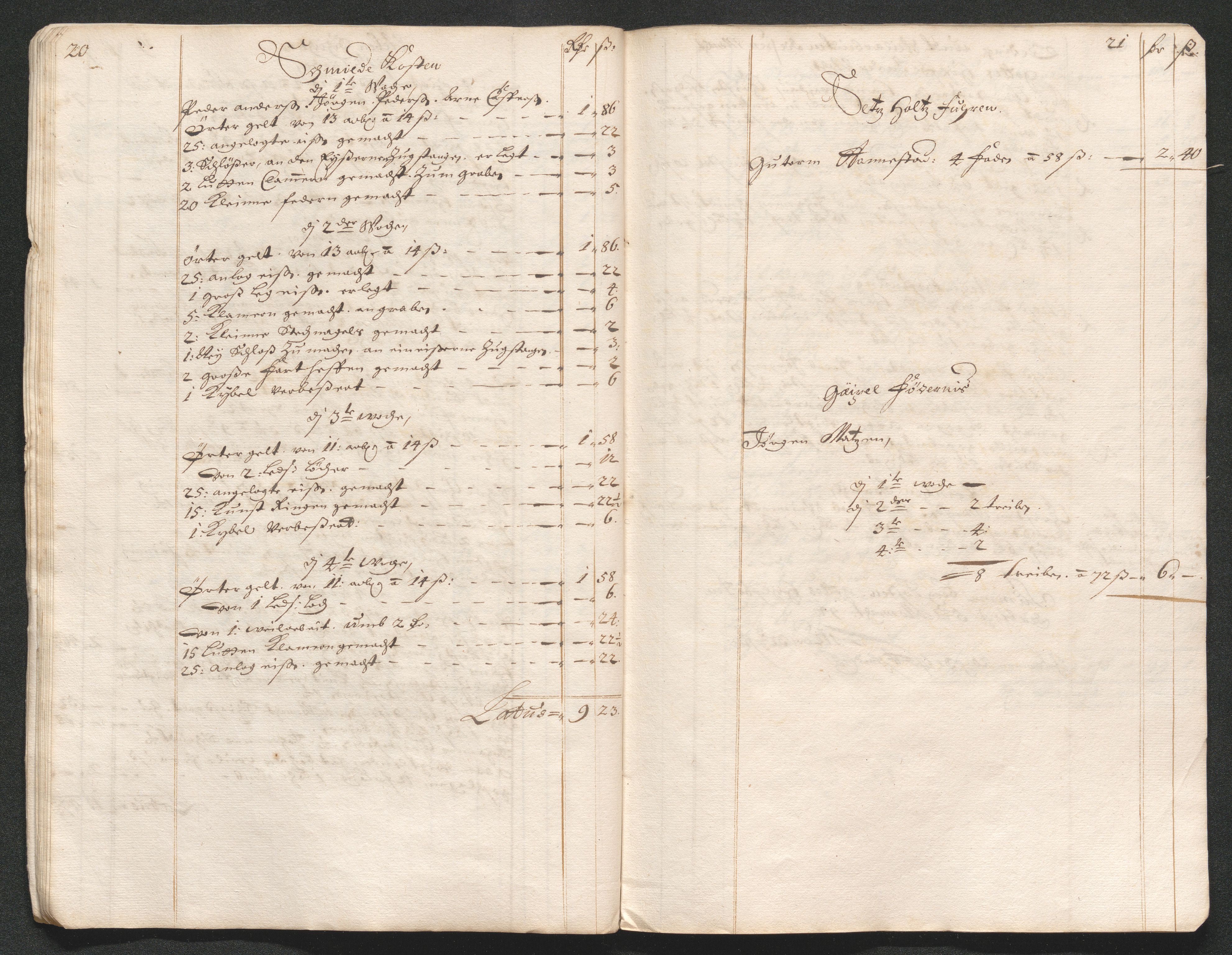 Kongsberg Sølvverk 1623-1816, AV/SAKO-EA-3135/001/D/Dc/Dcd/L0066: Utgiftsregnskap for gruver m.m., 1687-1694, s. 333