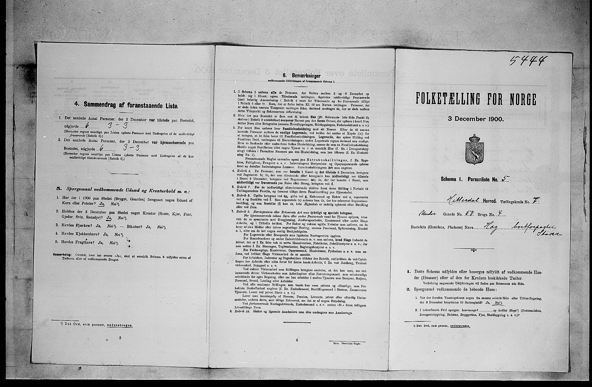 SAKO, Folketelling 1900 for 0823 Heddal herred, 1900, s. 941