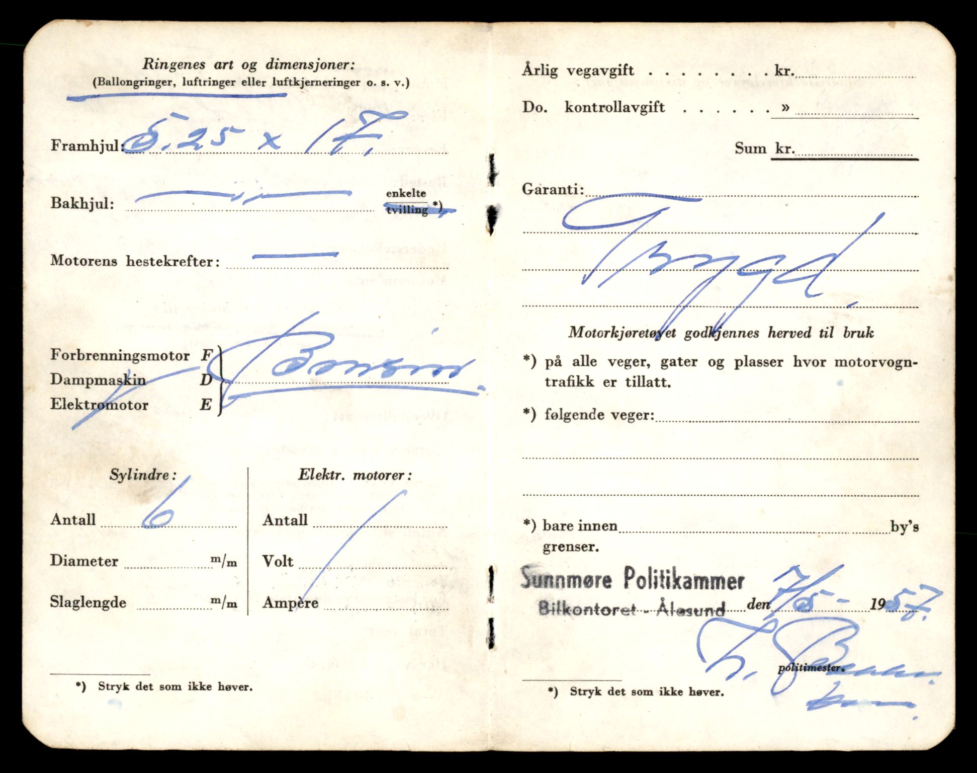 Møre og Romsdal vegkontor - Ålesund trafikkstasjon, AV/SAT-A-4099/F/Fe/L0045: Registreringskort for kjøretøy T 14320 - T 14444, 1927-1998, s. 2080