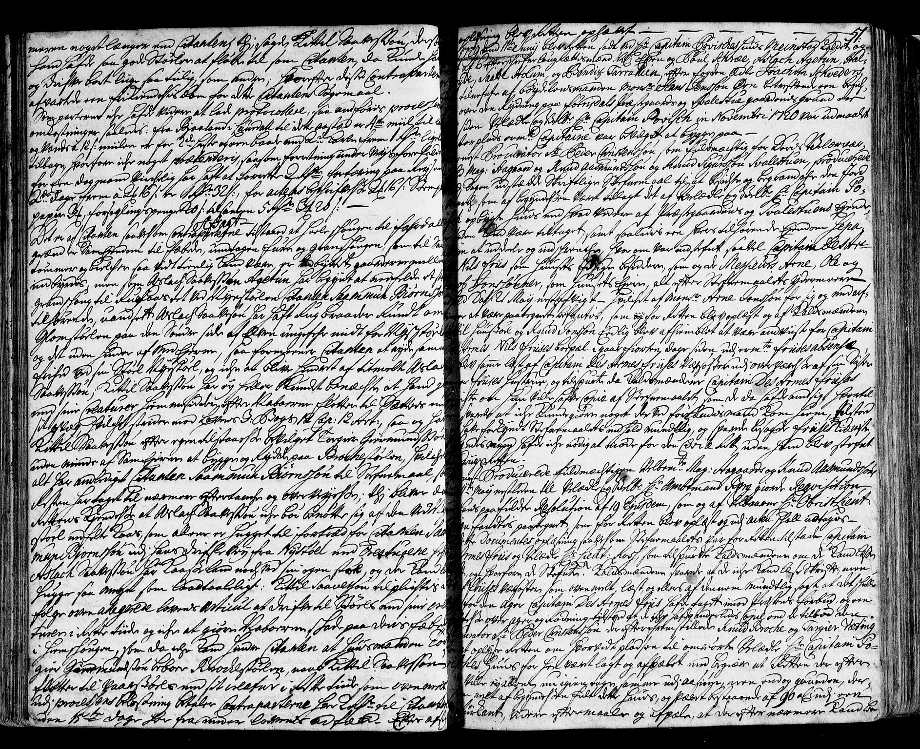 Vest-Telemark sorenskriveri, SAKO/A-134/F/Fa/L0025: Tingbok, 1728-1732, s. 51