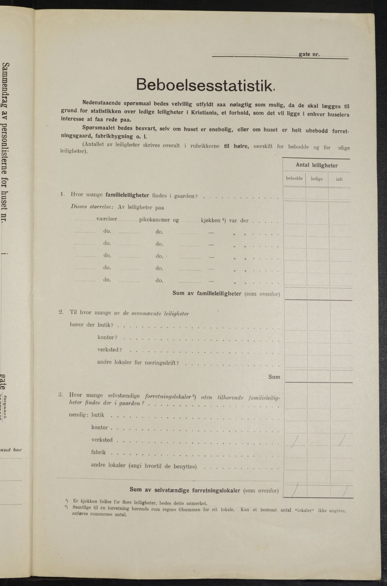 OBA, Kommunal folketelling 1.2.1914 for Kristiania, 1914, s. 130886