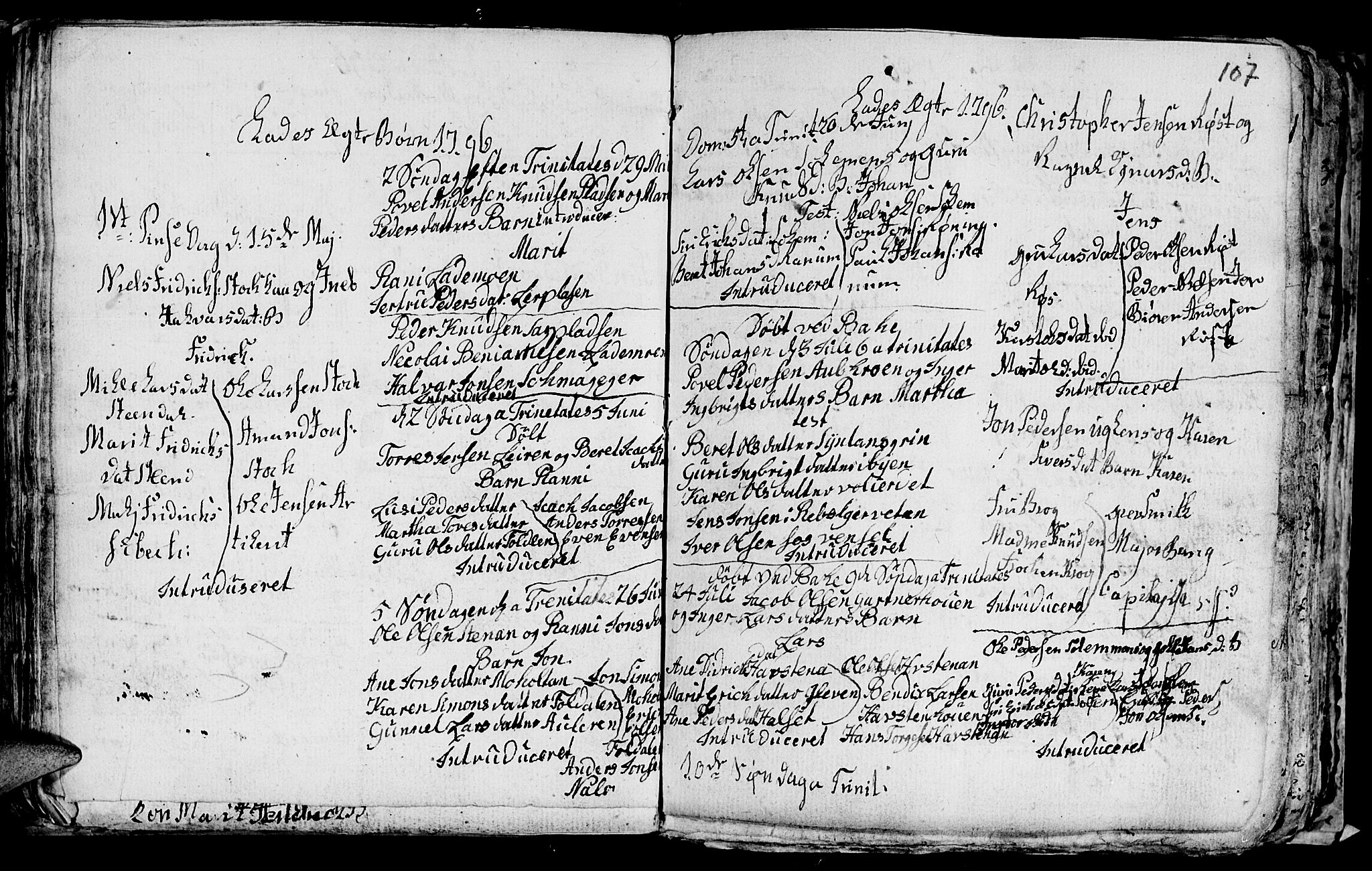 Ministerialprotokoller, klokkerbøker og fødselsregistre - Sør-Trøndelag, SAT/A-1456/606/L0305: Klokkerbok nr. 606C01, 1757-1819, s. 107