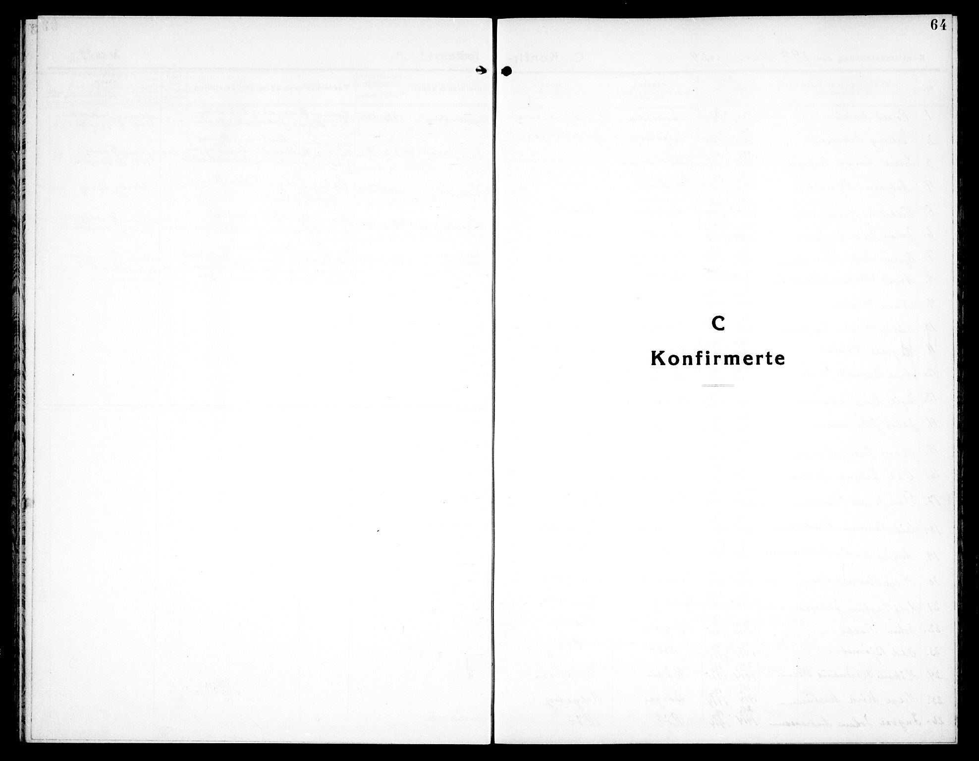 Tune prestekontor Kirkebøker, SAO/A-2007/G/Ga/L0005: Klokkerbok nr. I 5, 1929-1939, s. 64