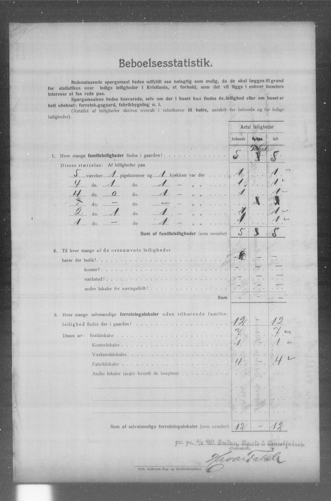 OBA, Kommunal folketelling 31.12.1904 for Kristiania kjøpstad, 1904, s. 18238