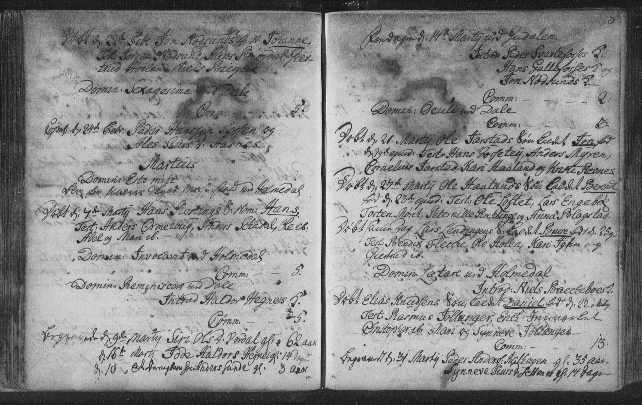 Fjaler sokneprestembete, SAB/A-79801/H/Haa/Haaa/L0002: Ministerialbok nr. A 2, 1779-1798, s. 53