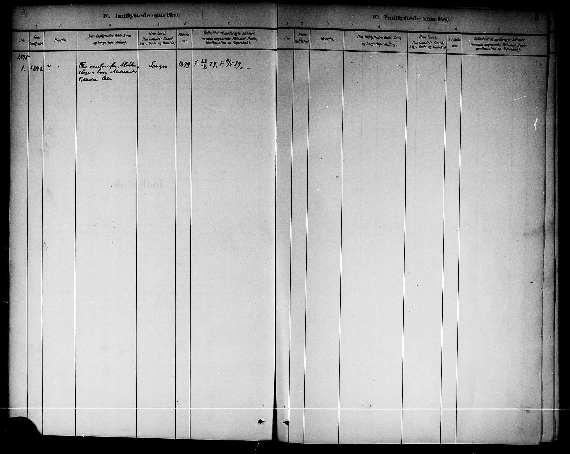 Årdal sokneprestembete, SAB/A-81701: Ministerialbok nr. A 4, 1887-1910, s. 5