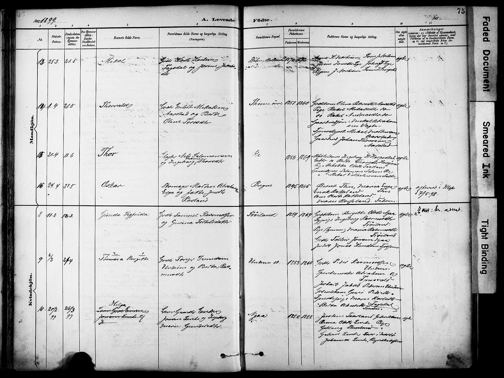 Lye sokneprestkontor, AV/SAST-A-101794/001/30BA/L0011: Ministerialbok nr. A 9, 1893-1903, s. 75