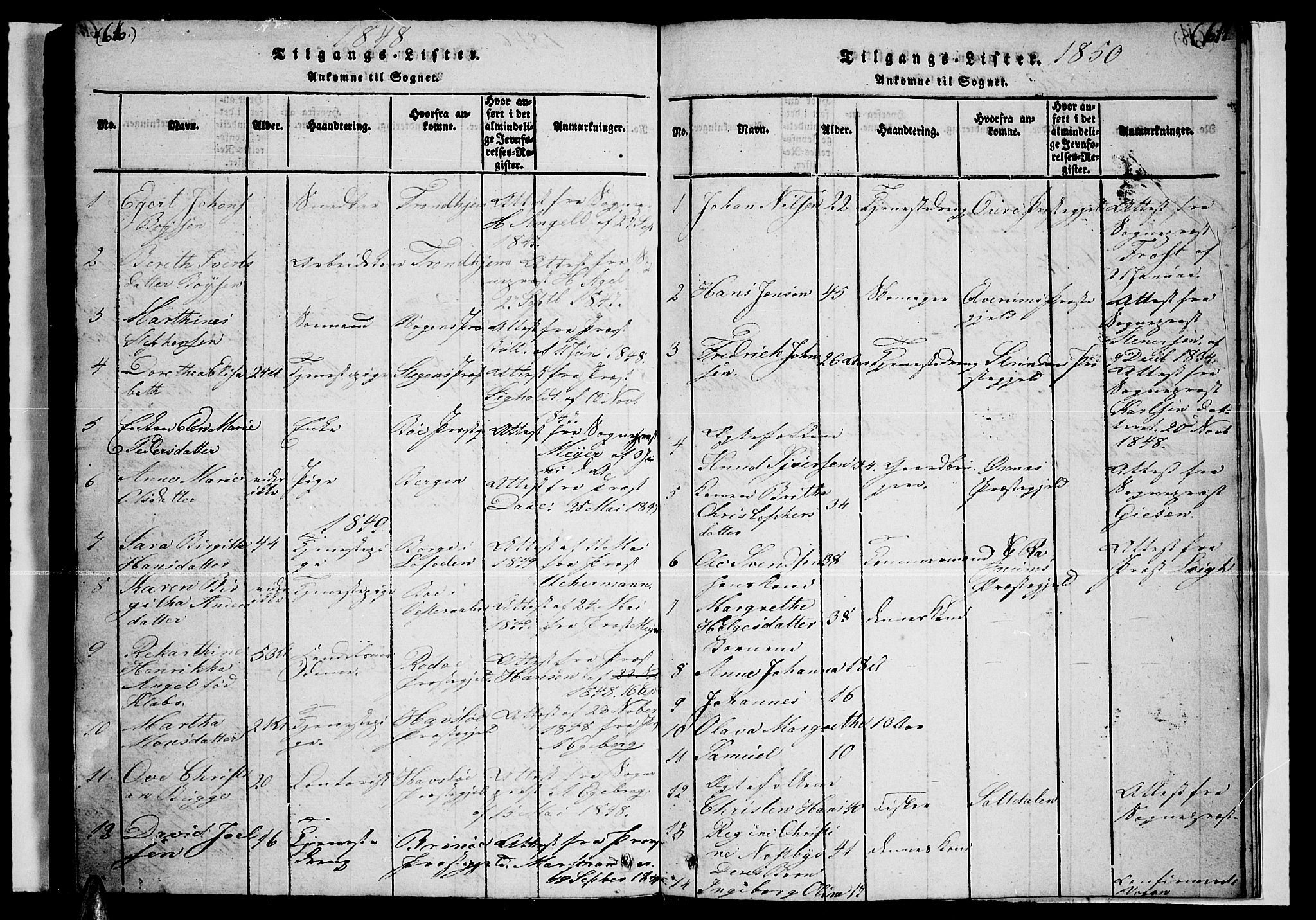 Ministerialprotokoller, klokkerbøker og fødselsregistre - Nordland, SAT/A-1459/888/L1263: Klokkerbok nr. 888C02 /1, 1820-1850, s. 616-617