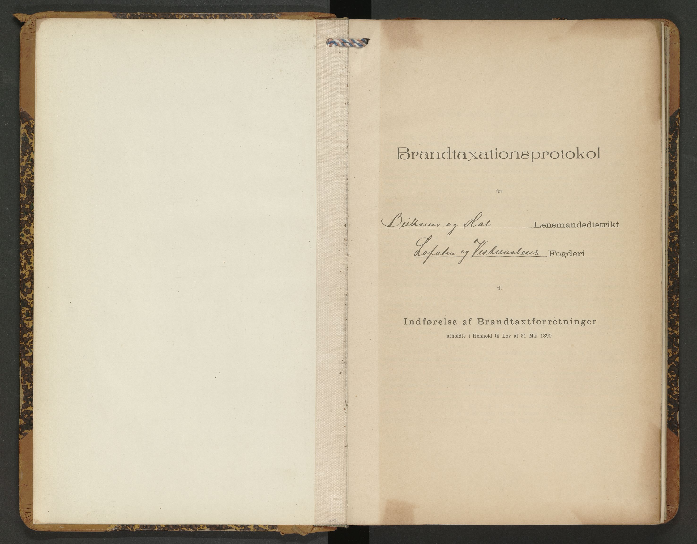 Norges Brannkasse Hol, AV/SAT-A-5601/BT/L0008: Branntakstprotokoll med skjema, 1910-1912