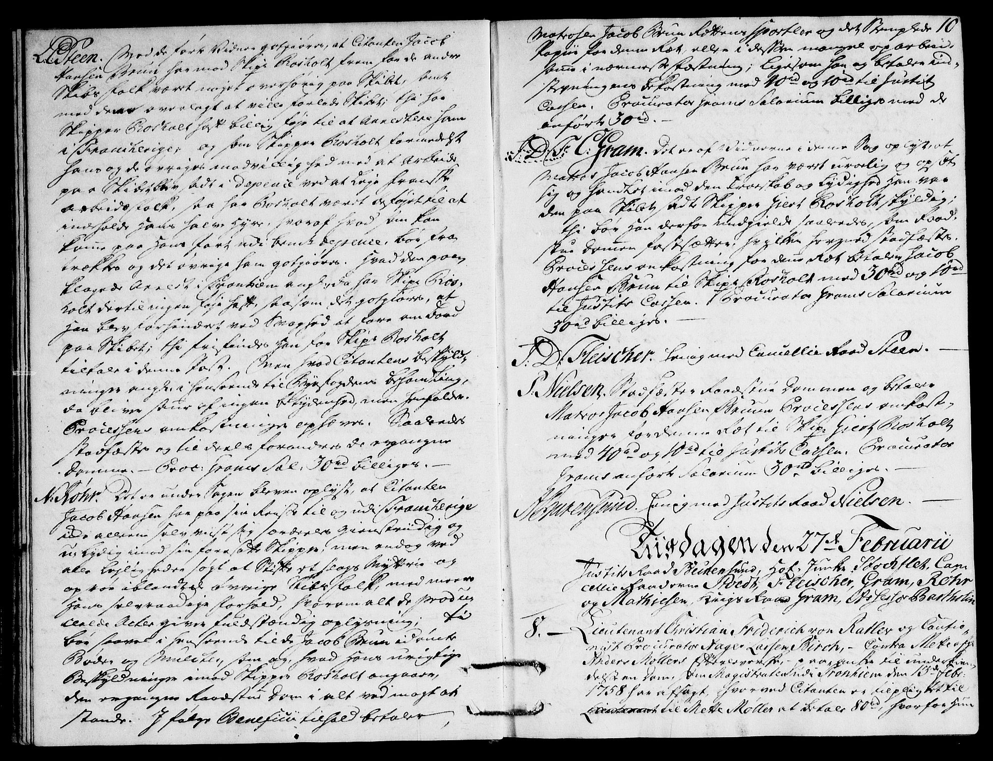 Overhoffretten 1667-1797, AV/RA-EA-2884/Ac/L0196: Voteringsprotokoll, 1759, s. 9b-10a