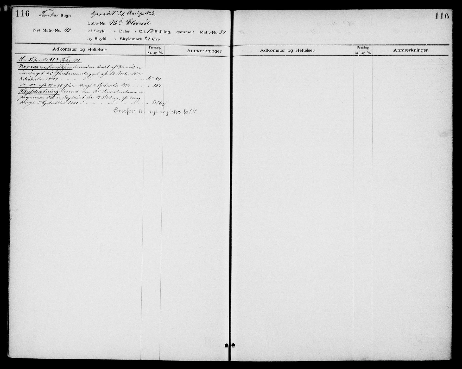 Moss sorenskriveri, AV/SAO-A-10168: Panteregister nr. IV 8a, 1733-1927, s. 116