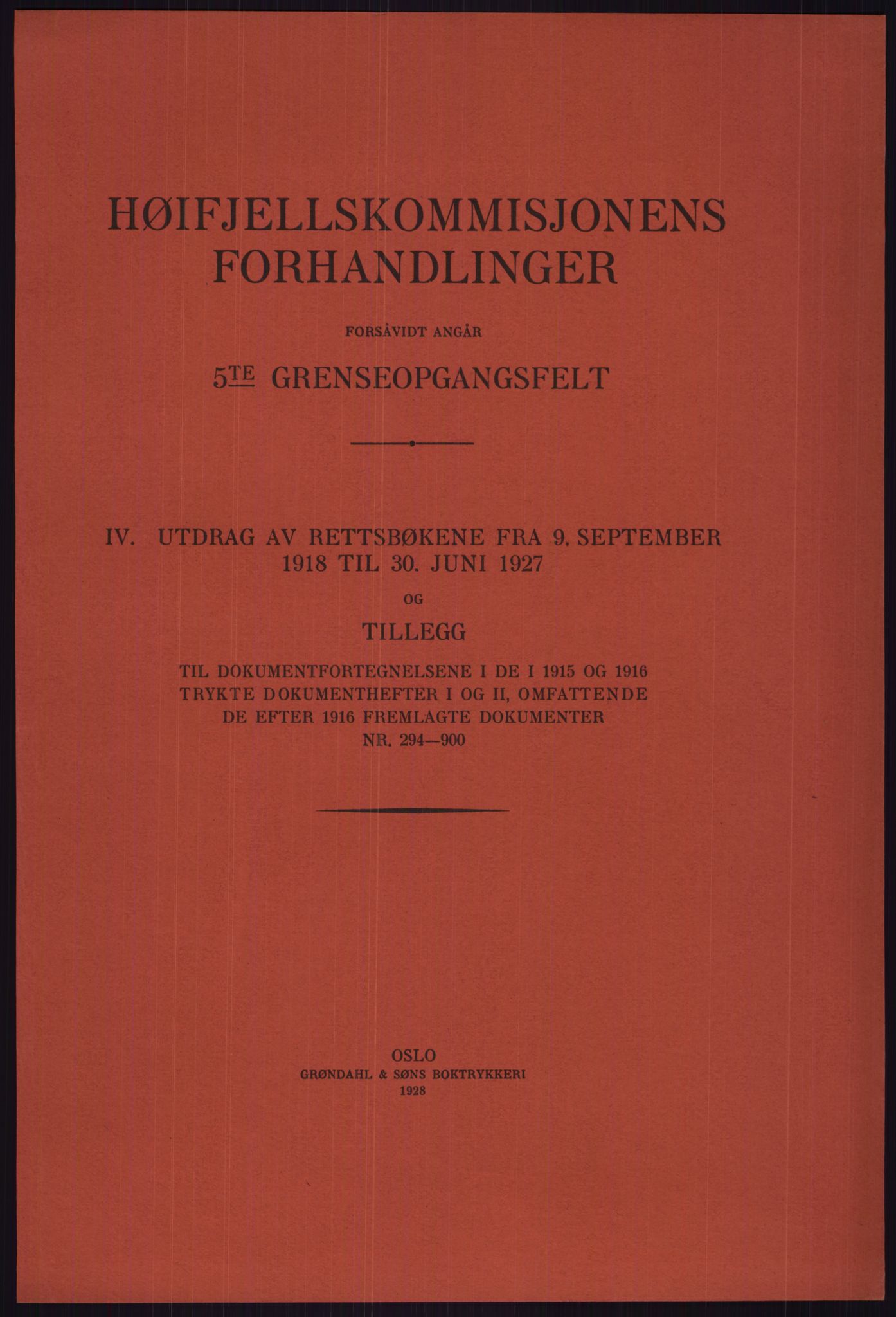 Høyfjellskommisjonen, RA/S-1546/X/Xa/L0001: Nr. 1-33, 1909-1953, s. 2129