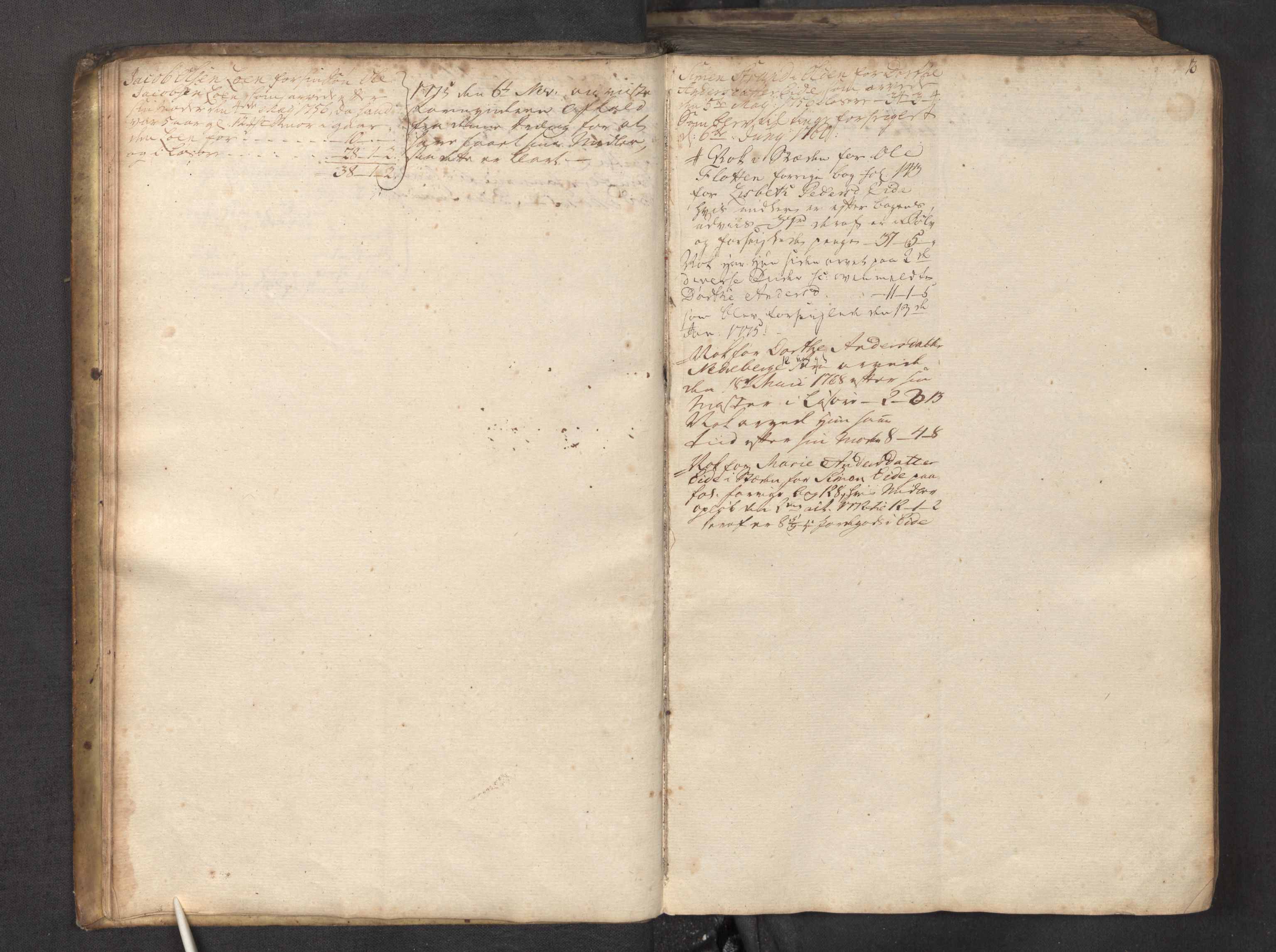 Nordfjord sorenskriveri, AV/SAB-A-2801/1/05/05a/L0004: Overformyndarprotokollar, 1755-1773