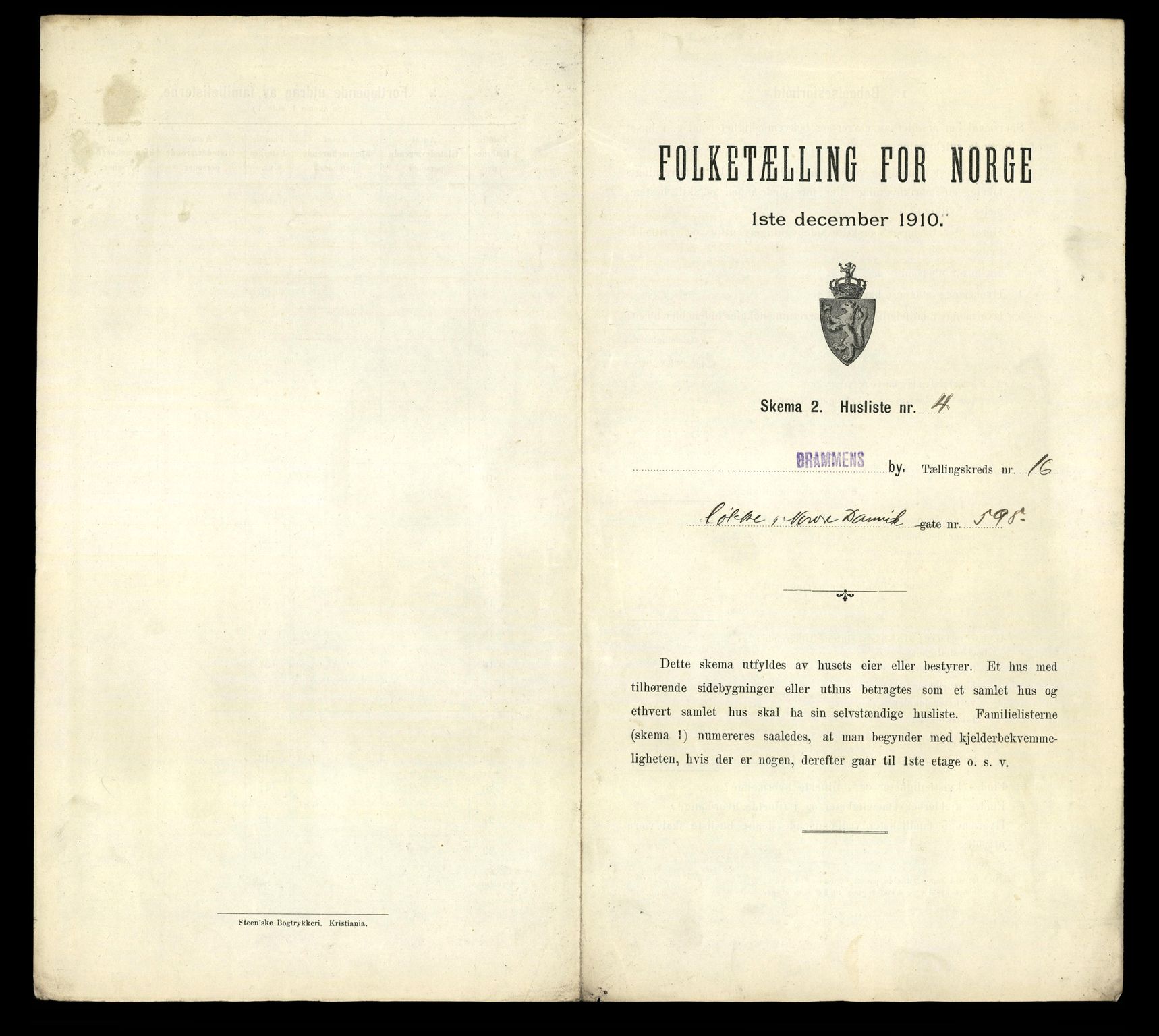 RA, Folketelling 1910 for 0602 Drammen kjøpstad, 1910, s. 10372