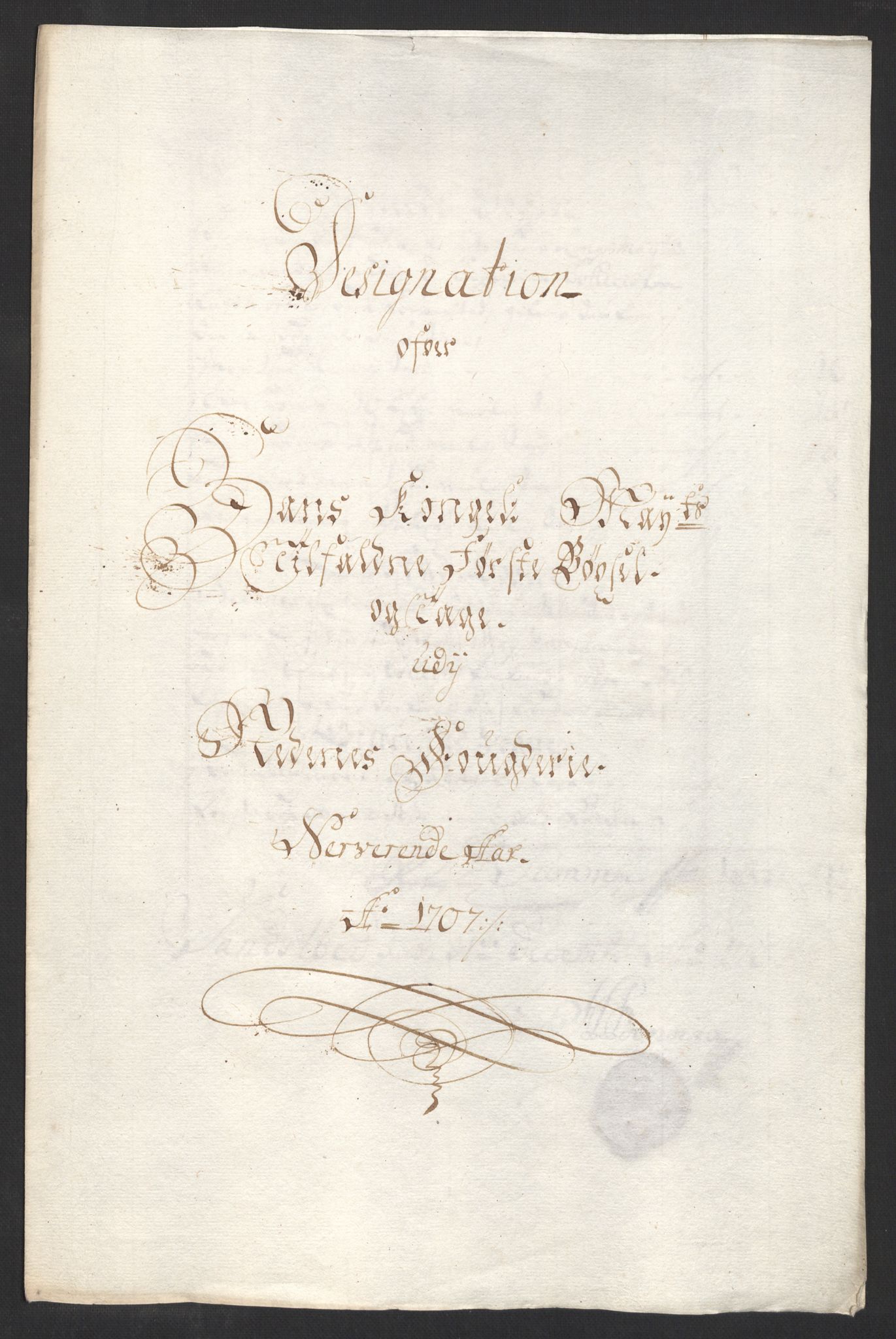 Rentekammeret inntil 1814, Reviderte regnskaper, Fogderegnskap, RA/EA-4092/R39/L2318: Fogderegnskap Nedenes, 1706-1709, s. 131