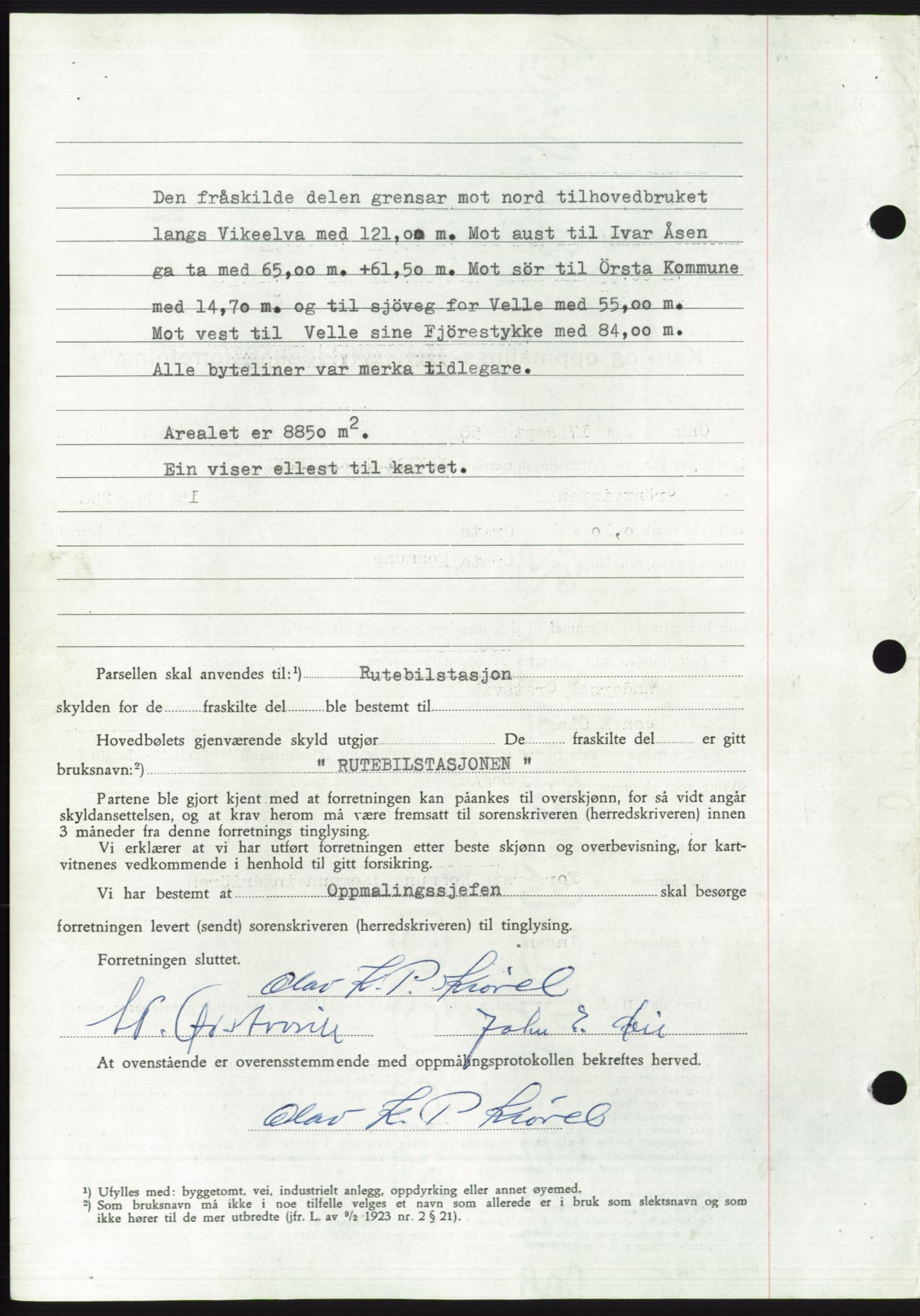 Søre Sunnmøre sorenskriveri, AV/SAT-A-4122/1/2/2C/L0110: Pantebok nr. 36A, 1958-1958, Dagboknr: 2289/1958