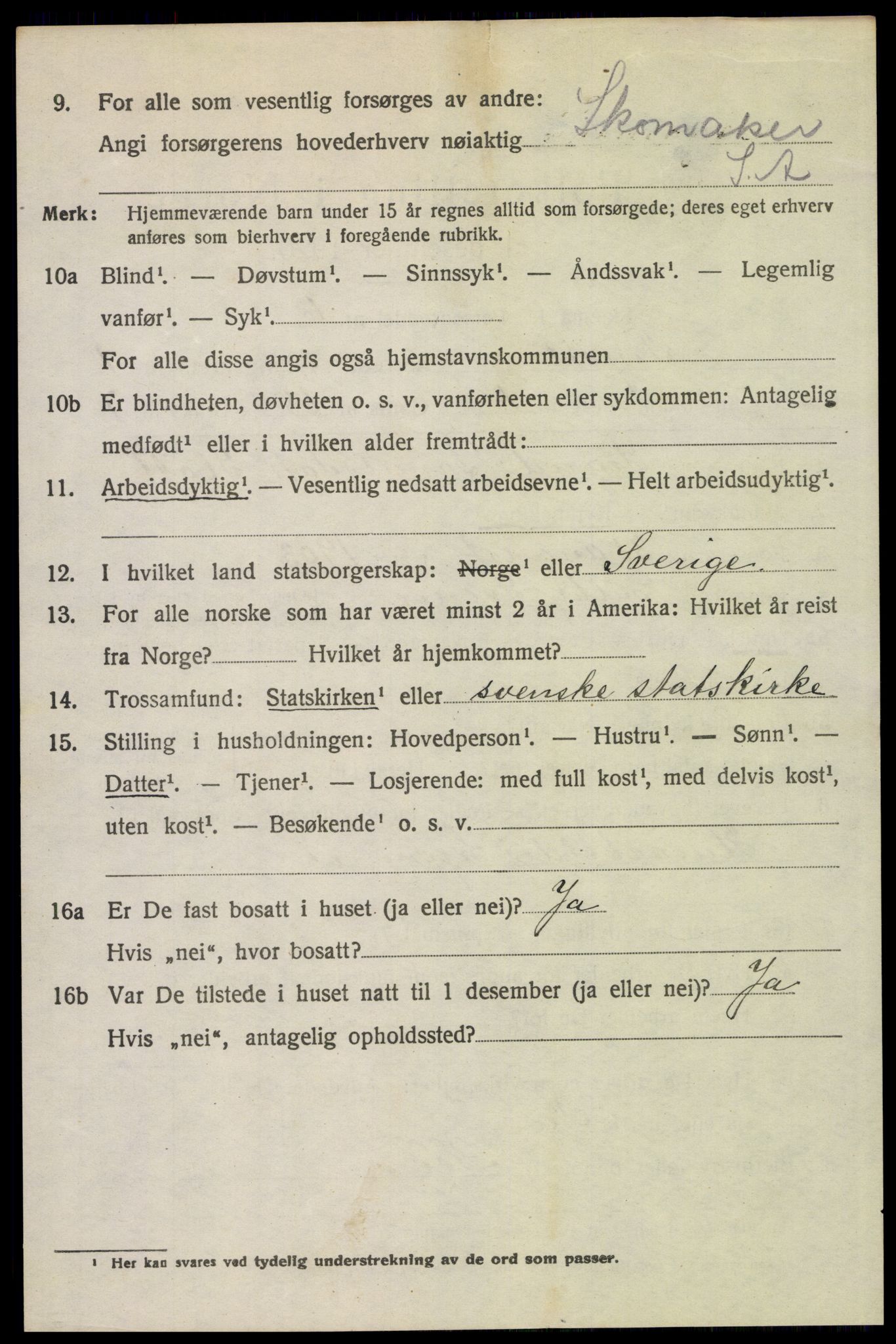 SAH, Folketelling 1920 for 0428 Trysil herred, 1920, s. 2548