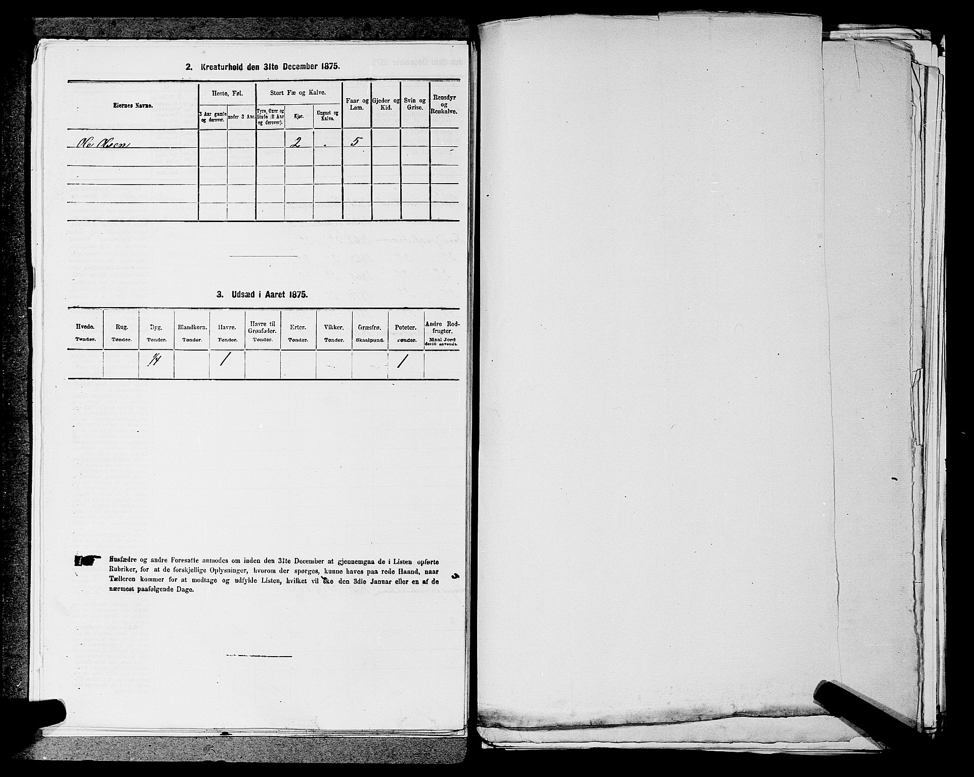 SAKO, Folketelling 1875 for 0621P Sigdal prestegjeld, 1875, s. 420