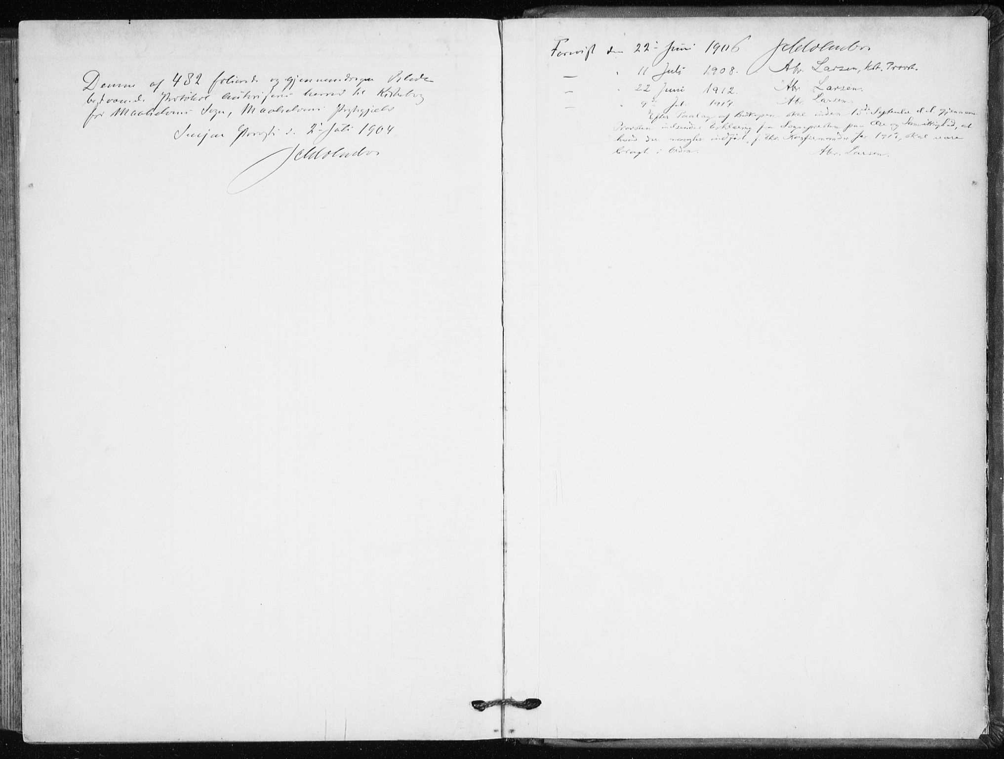 Målselv sokneprestembete, AV/SATØ-S-1311/G/Ga/Gaa/L0011kirke: Ministerialbok nr. 11, 1904-1918
