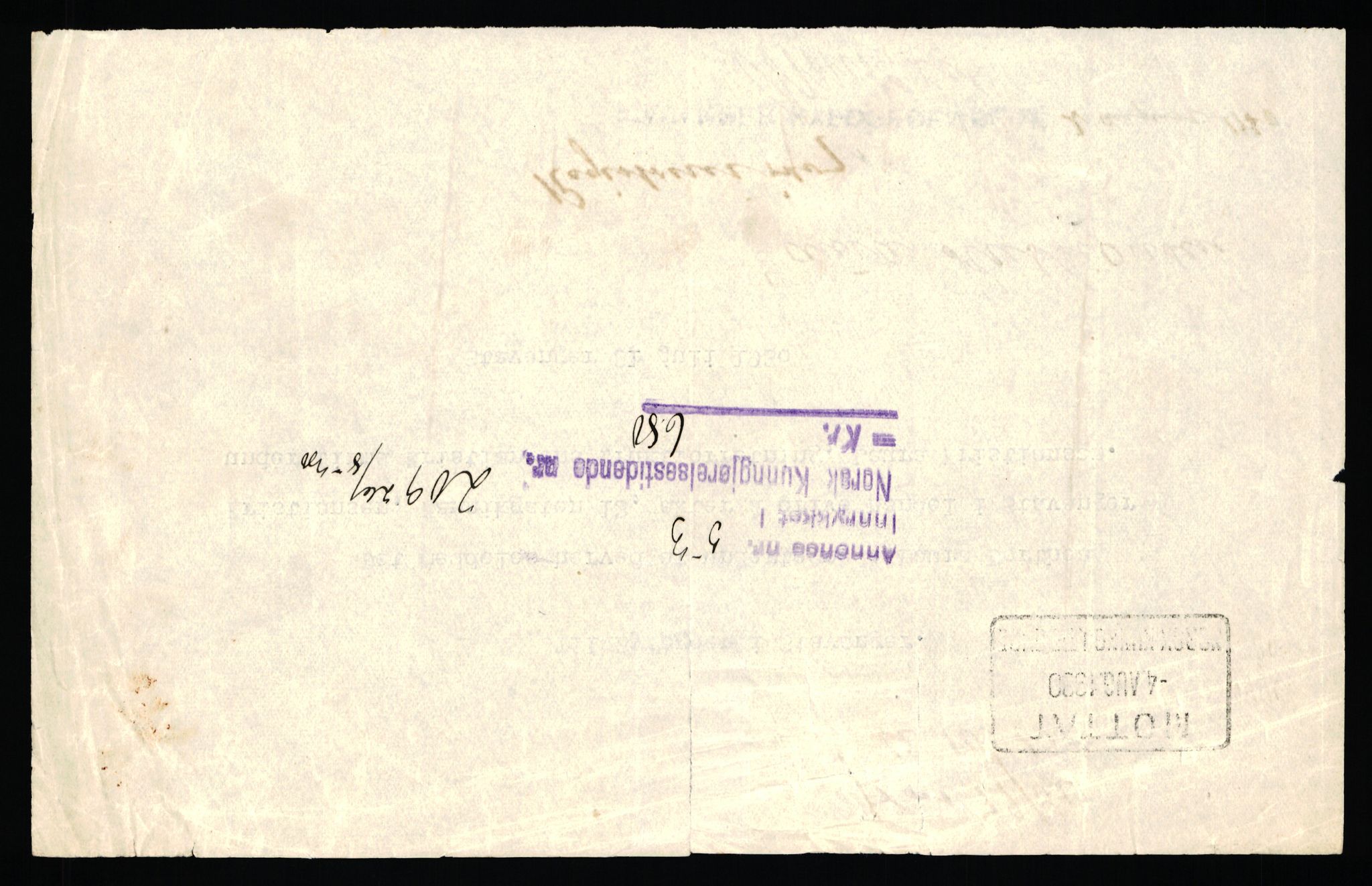 Stavanger byfogd, SAST/A-101408/002/J/Jd/Jde/L0004: Registreringsmeldinger og bilag. Enkeltmannsforetak, 1001-1350, 1891-1990, s. 51