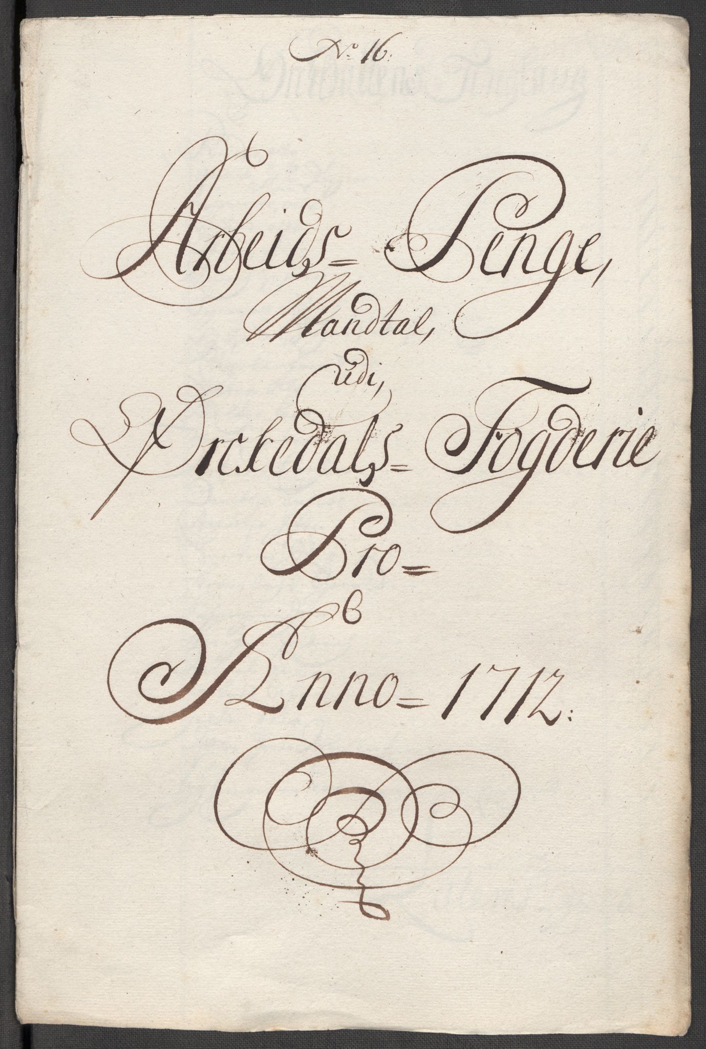 Rentekammeret inntil 1814, Reviderte regnskaper, Fogderegnskap, AV/RA-EA-4092/R60/L3963: Fogderegnskap Orkdal og Gauldal, 1712, s. 193