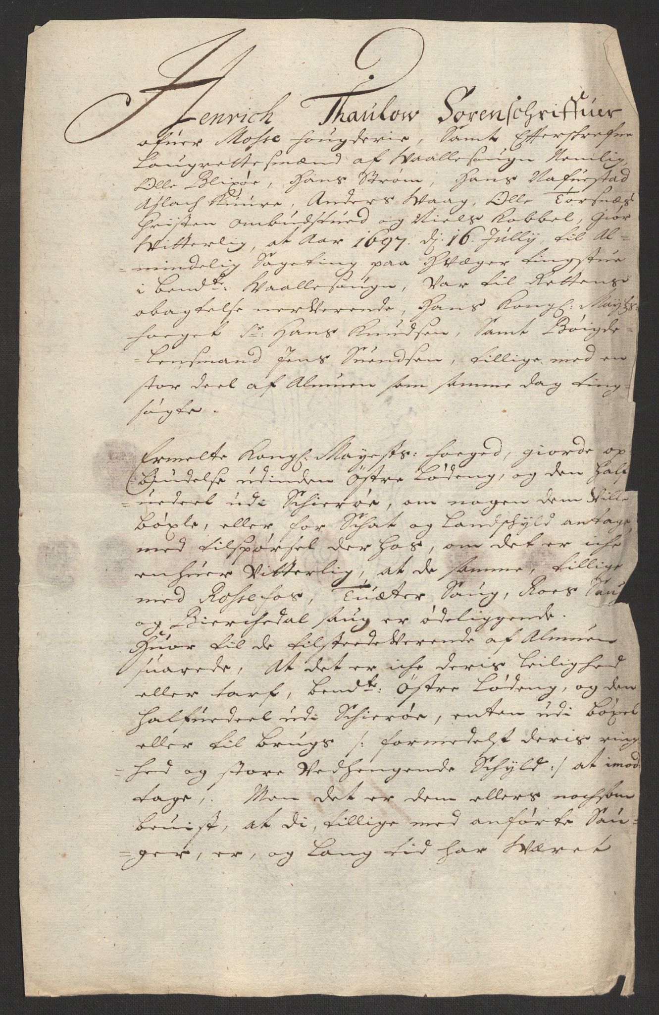 Rentekammeret inntil 1814, Reviderte regnskaper, Fogderegnskap, AV/RA-EA-4092/R04/L0125: Fogderegnskap Moss, Onsøy, Tune, Veme og Åbygge, 1697, s. 133