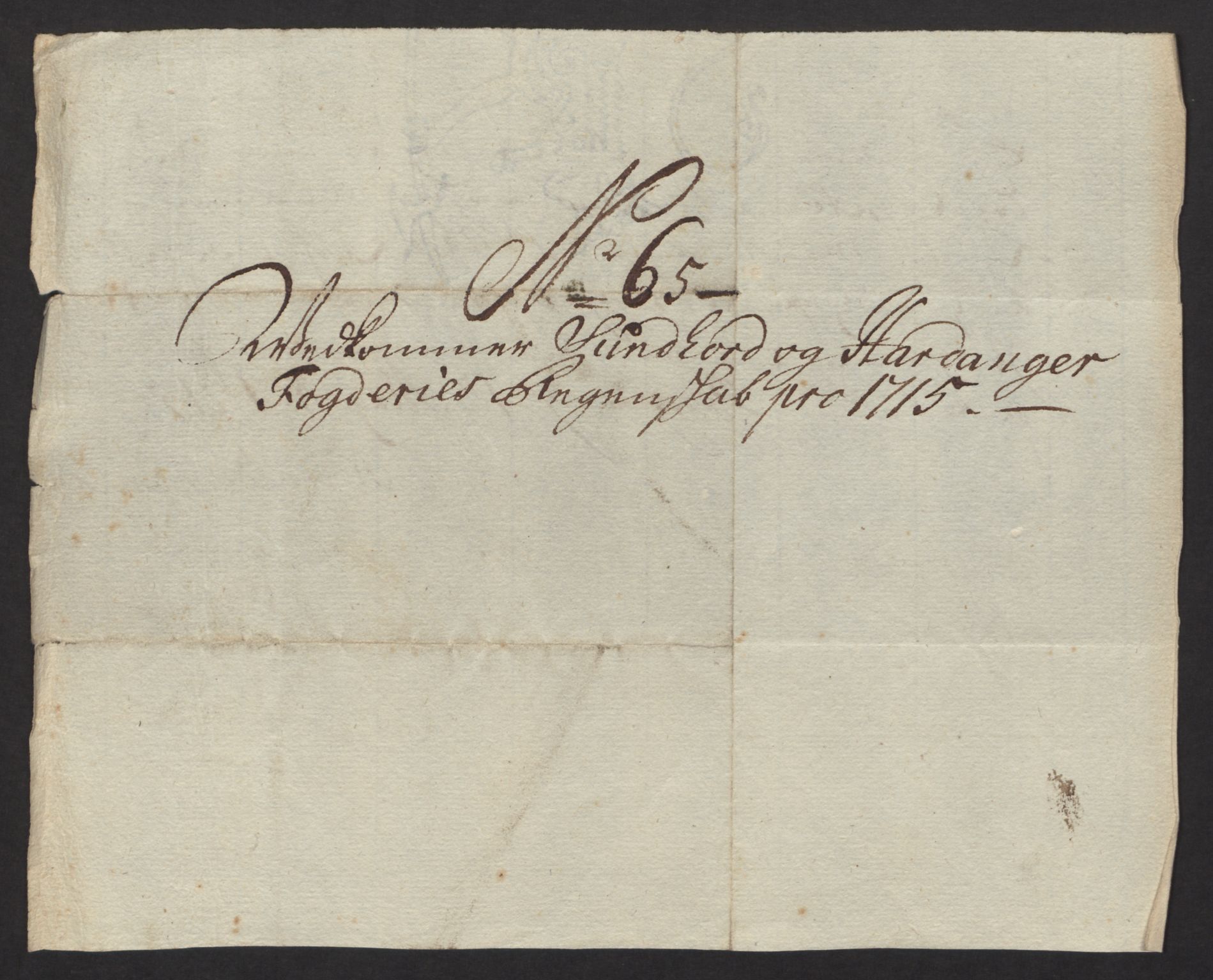Rentekammeret inntil 1814, Reviderte regnskaper, Fogderegnskap, AV/RA-EA-4092/R48/L2991: Fogderegnskap Sunnhordland og Hardanger, 1715, s. 416
