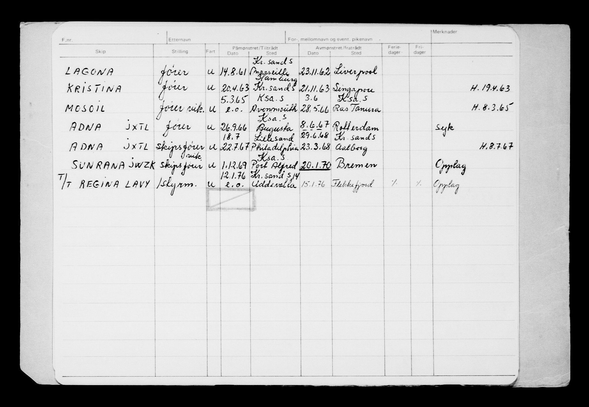 Direktoratet for sjømenn, AV/RA-S-3545/G/Gb/L0132: Hovedkort, 1915, s. 495