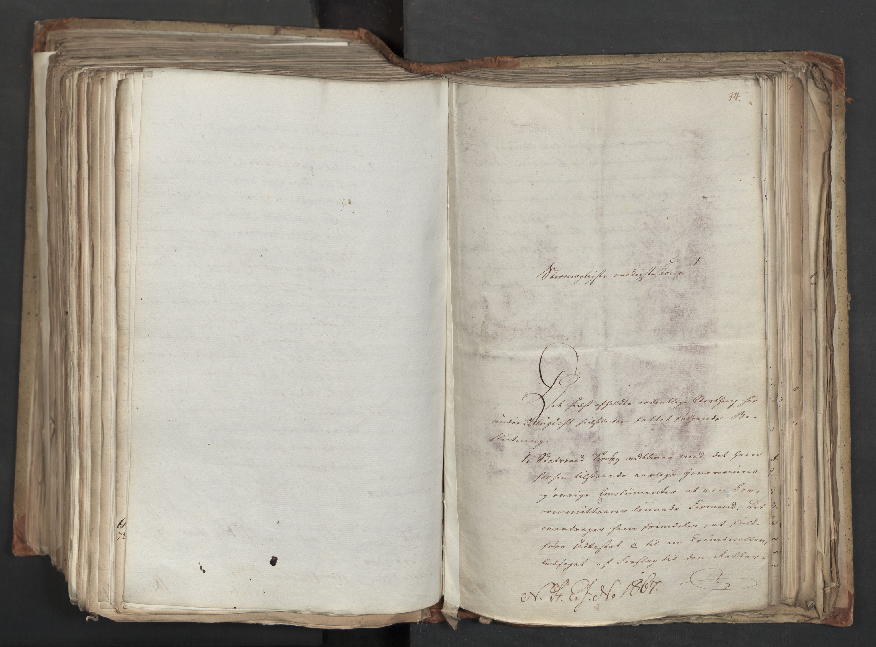 Statsrådsavdelingen i Stockholm, AV/RA-S-1003/D/Da/L0039: Regjeringsinnstillinger nr. 1661-1946, 1824, s. 561