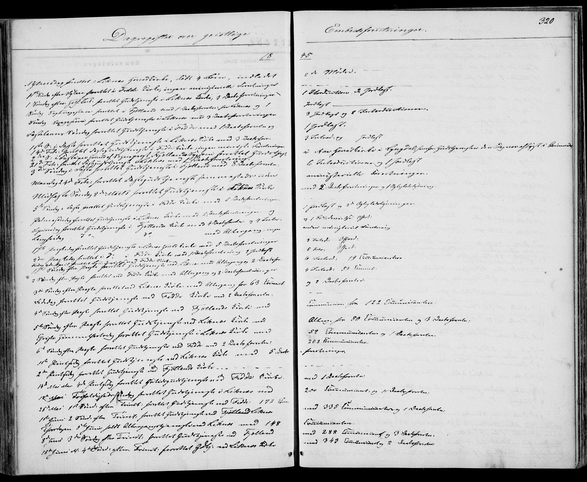 Kvinesdal sokneprestkontor, AV/SAK-1111-0026/F/Fa/Fab/L0005: Ministerialbok nr. A 5, 1844-1857, s. 320