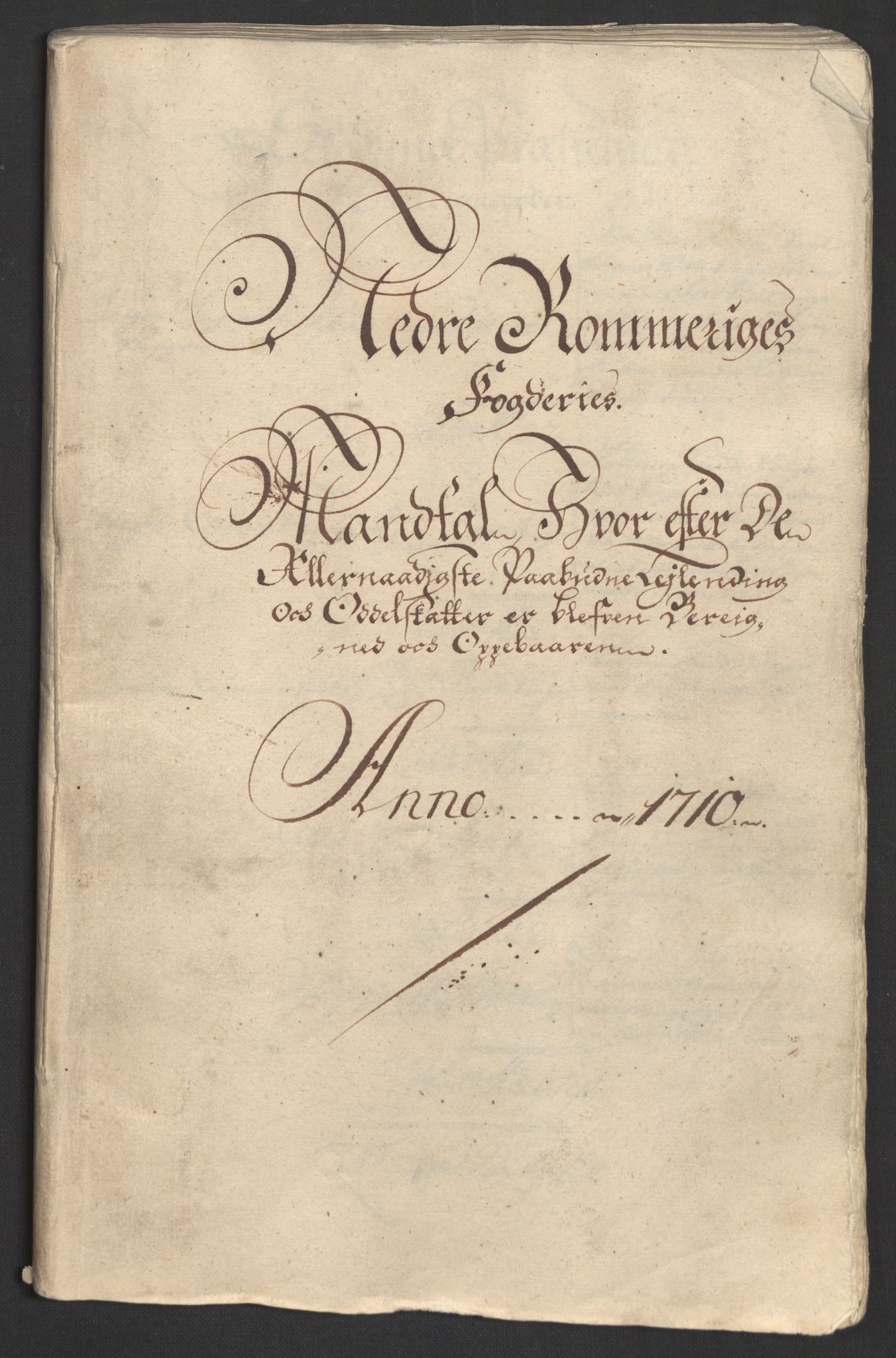 Rentekammeret inntil 1814, Reviderte regnskaper, Fogderegnskap, RA/EA-4092/R11/L0592: Fogderegnskap Nedre Romerike, 1710-1711, s. 22