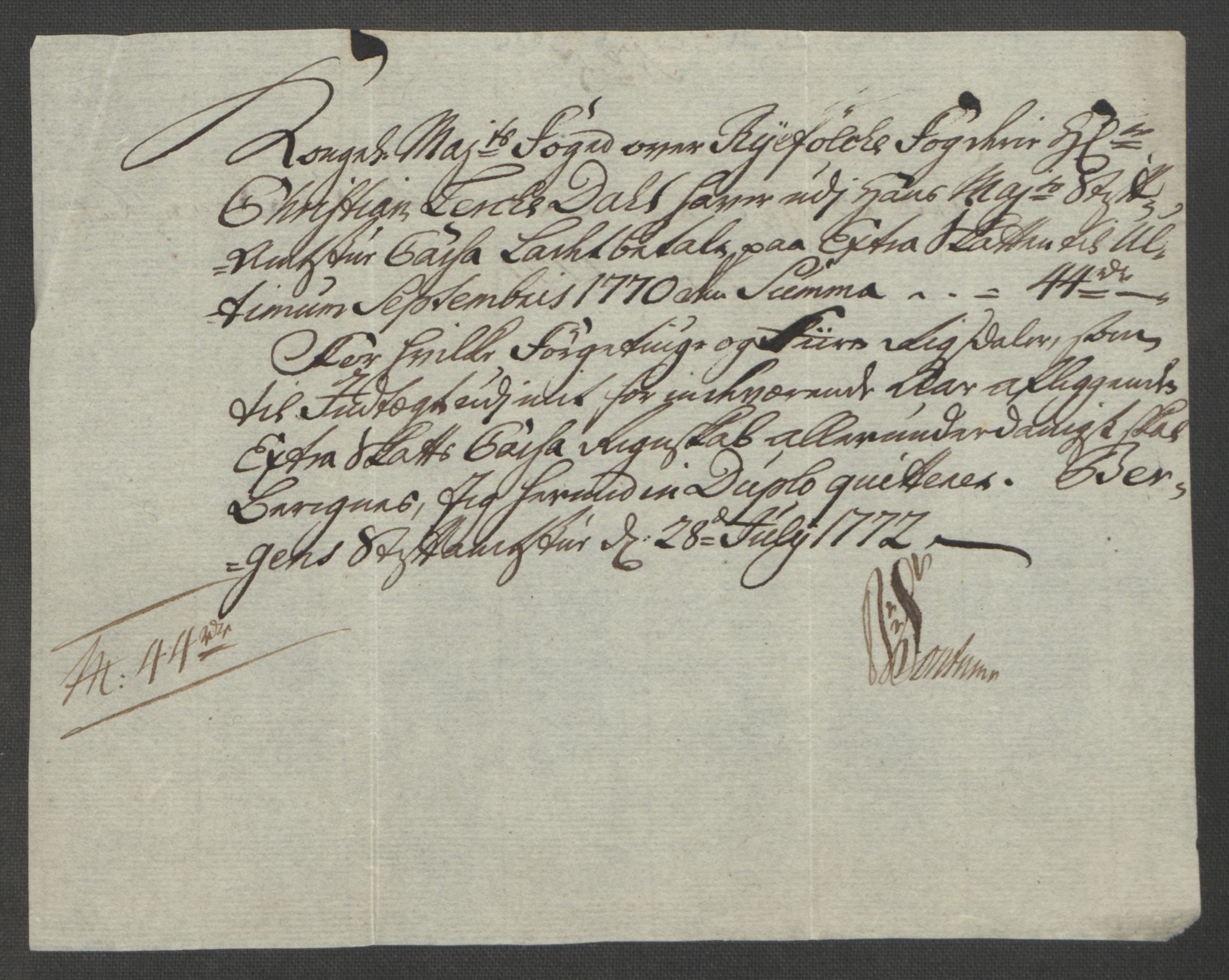 Rentekammeret inntil 1814, Reviderte regnskaper, Fogderegnskap, AV/RA-EA-4092/R47/L2972: Ekstraskatten Ryfylke, 1762-1780, s. 281