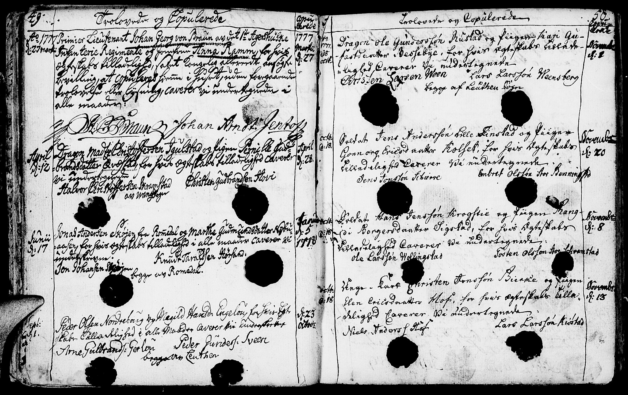 Løten prestekontor, AV/SAH-PREST-022/K/Ka/L0003: Ministerialbok nr. 3, 1773-1800, s. 49-50