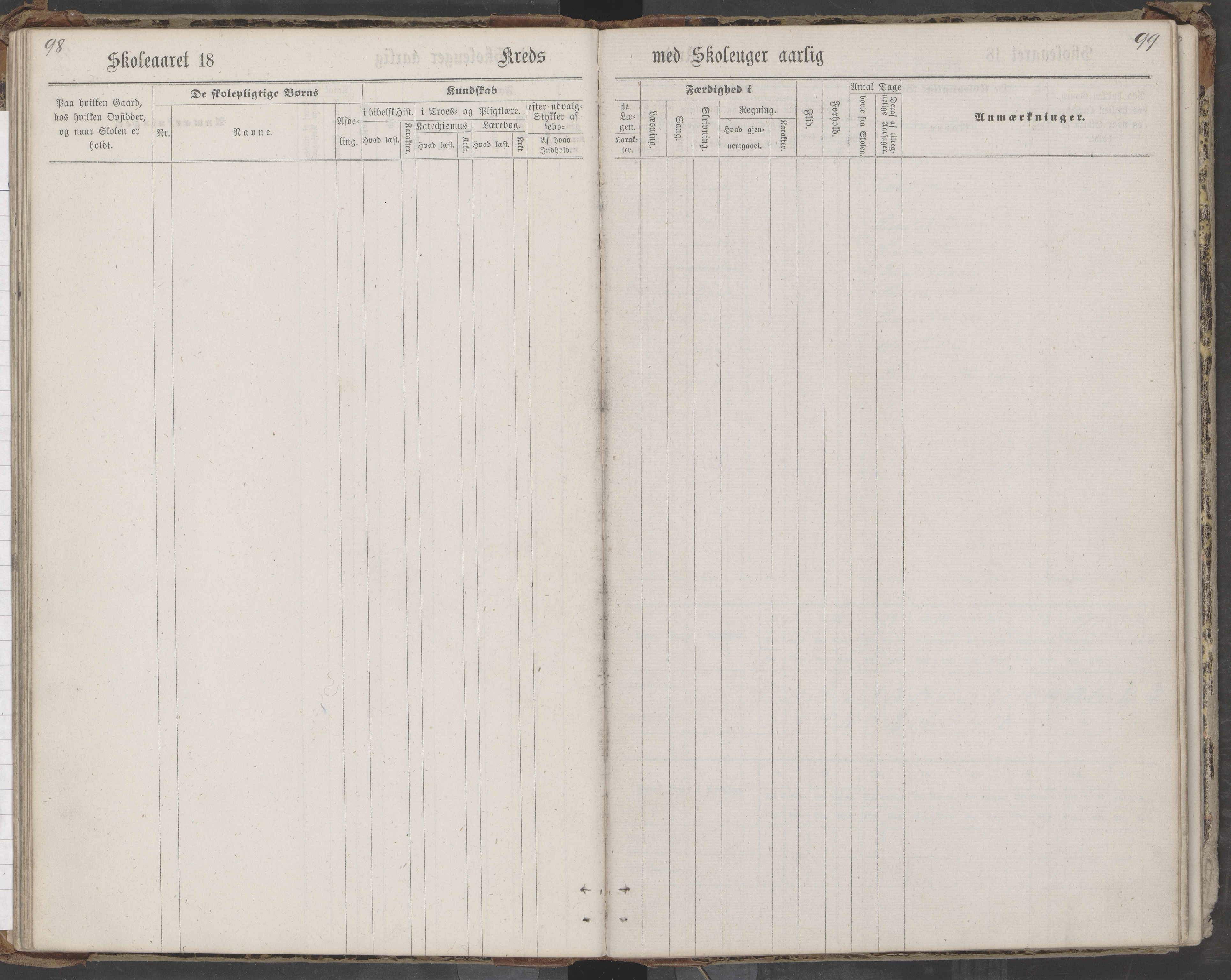 Saltdal kommune. Ymse skolekretser, AIN/K-18400.510.18/442/L0002/0002: Skoleprotokoller / Nordnes, Berghulnes, Junkerdal, 1871-1878