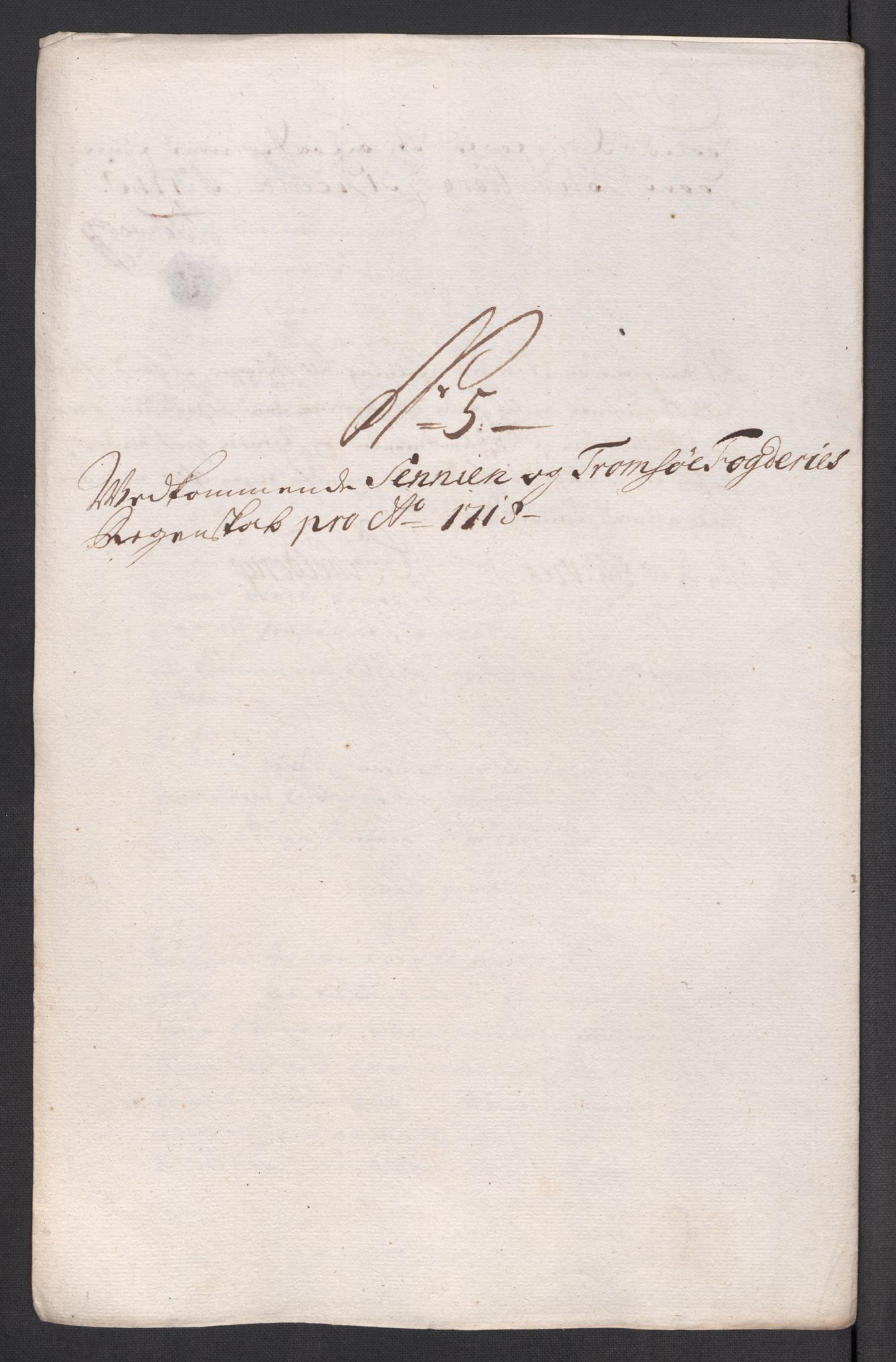 Rentekammeret inntil 1814, Reviderte regnskaper, Fogderegnskap, RA/EA-4092/R68/L4764: Fogderegnskap Senja og Troms, 1718, s. 84