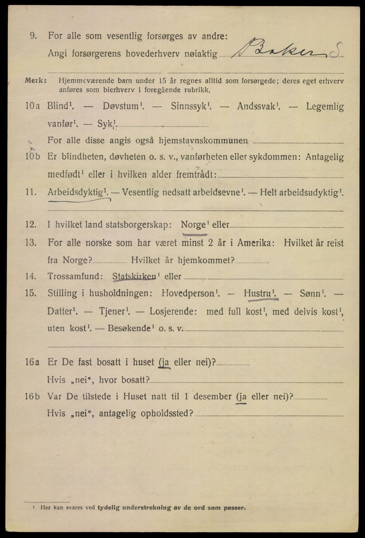 SAKO, Folketelling 1920 for 0801 Kragerø kjøpstad, 1920, s. 5630