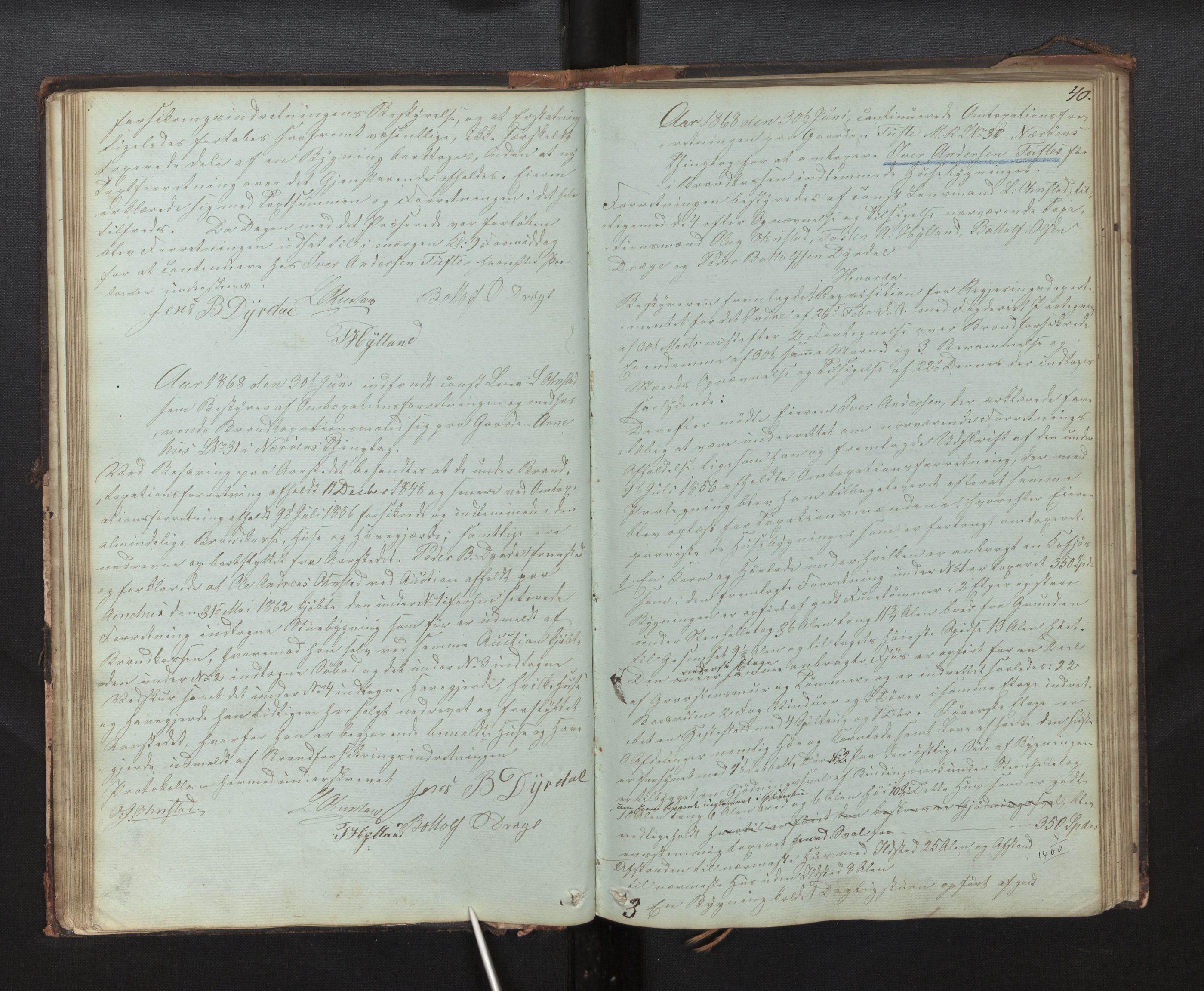 Lensmannen i Nærøy, AV/SAB-A-29601/0012/L0001: Branntakstprotokoll, 1846-1894, s. 39b-40a