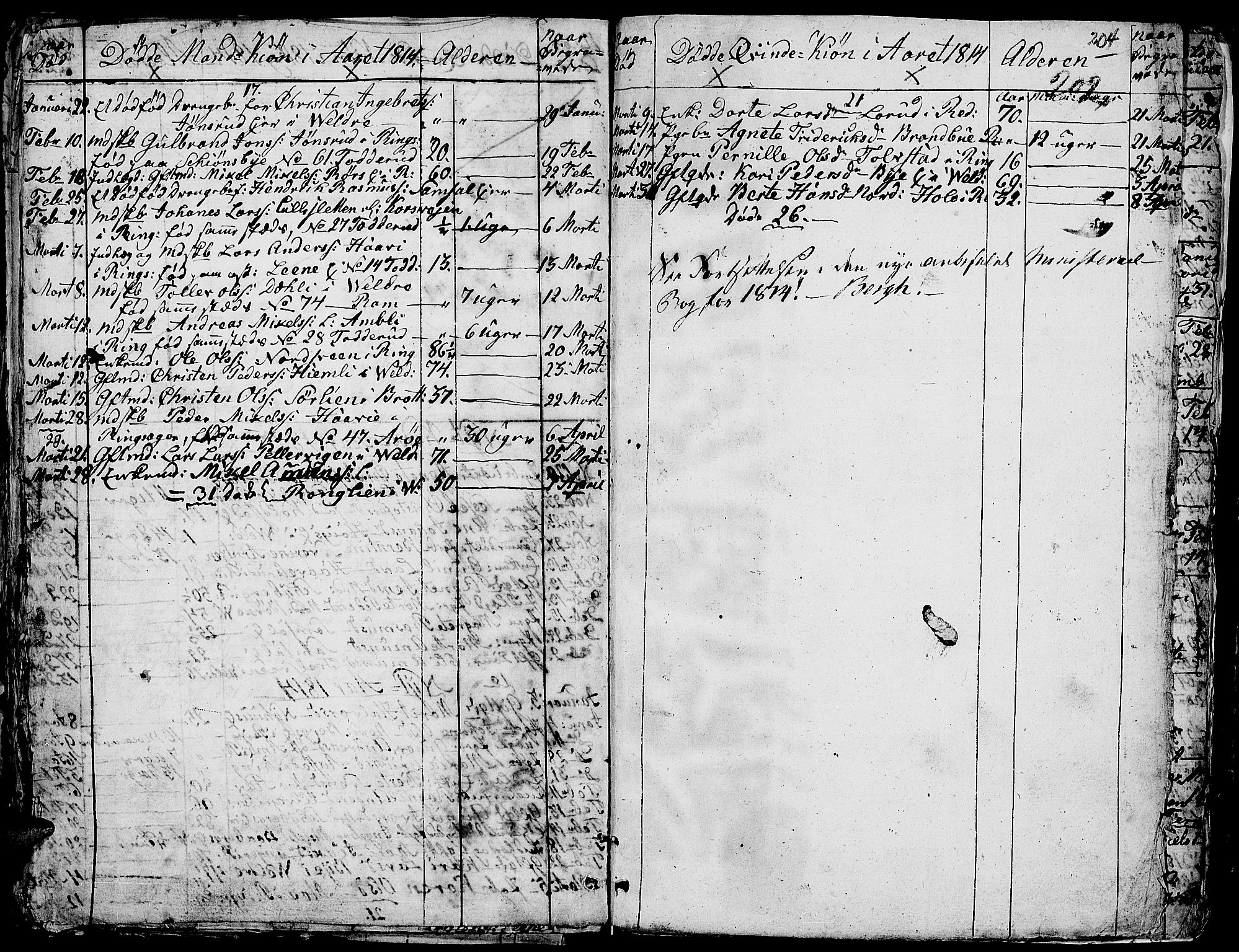 Ringsaker prestekontor, AV/SAH-PREST-014/K/Ka/L0004: Ministerialbok nr. 4, 1799-1814, s. 204