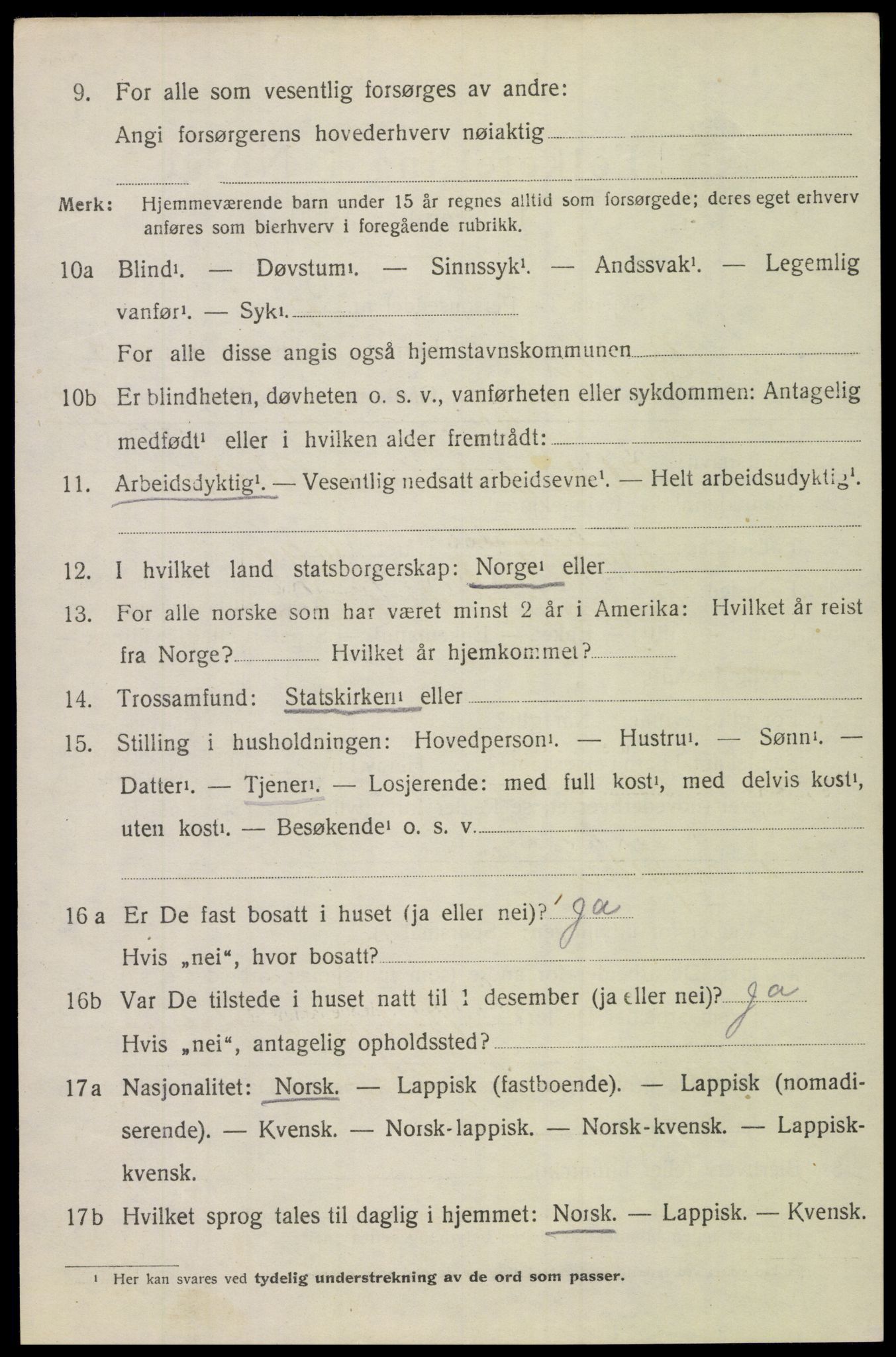 SAT, Folketelling 1920 for 1843 Bodin herred, 1920, s. 13035