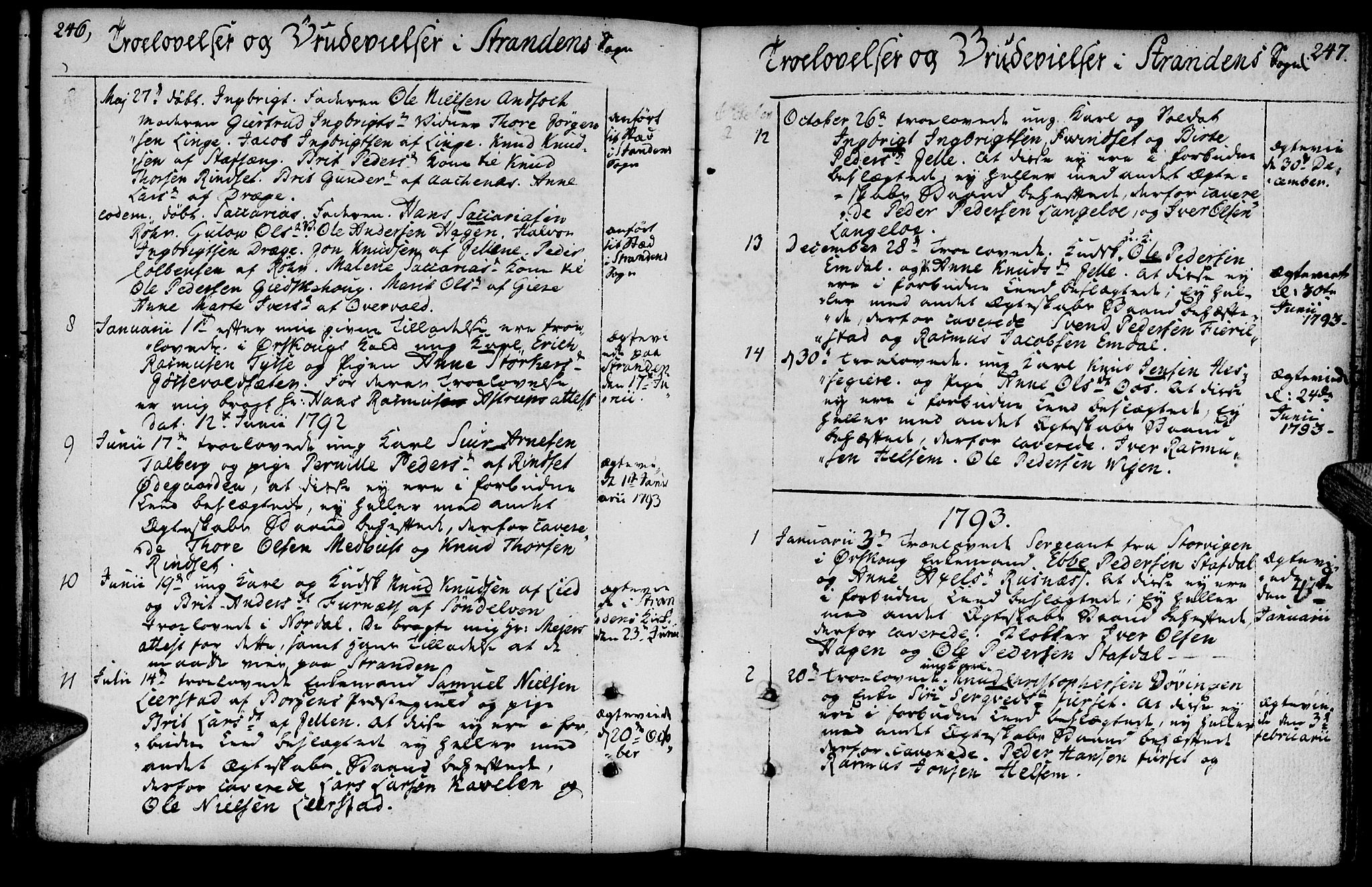 Ministerialprotokoller, klokkerbøker og fødselsregistre - Møre og Romsdal, AV/SAT-A-1454/520/L0271: Ministerialbok nr. 520A01, 1759-1801, s. 246-247
