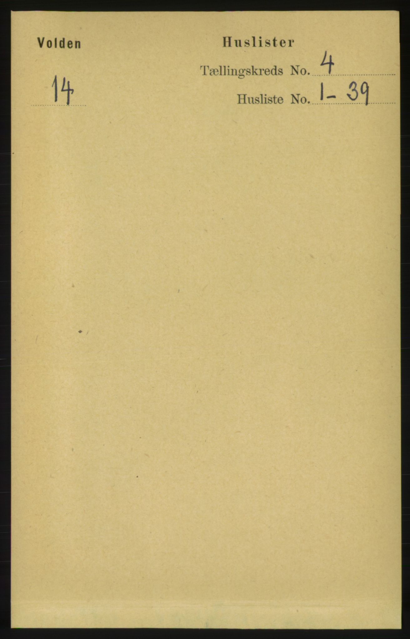 RA, Folketelling 1891 for 1519 Volda herred, 1891, s. 1926