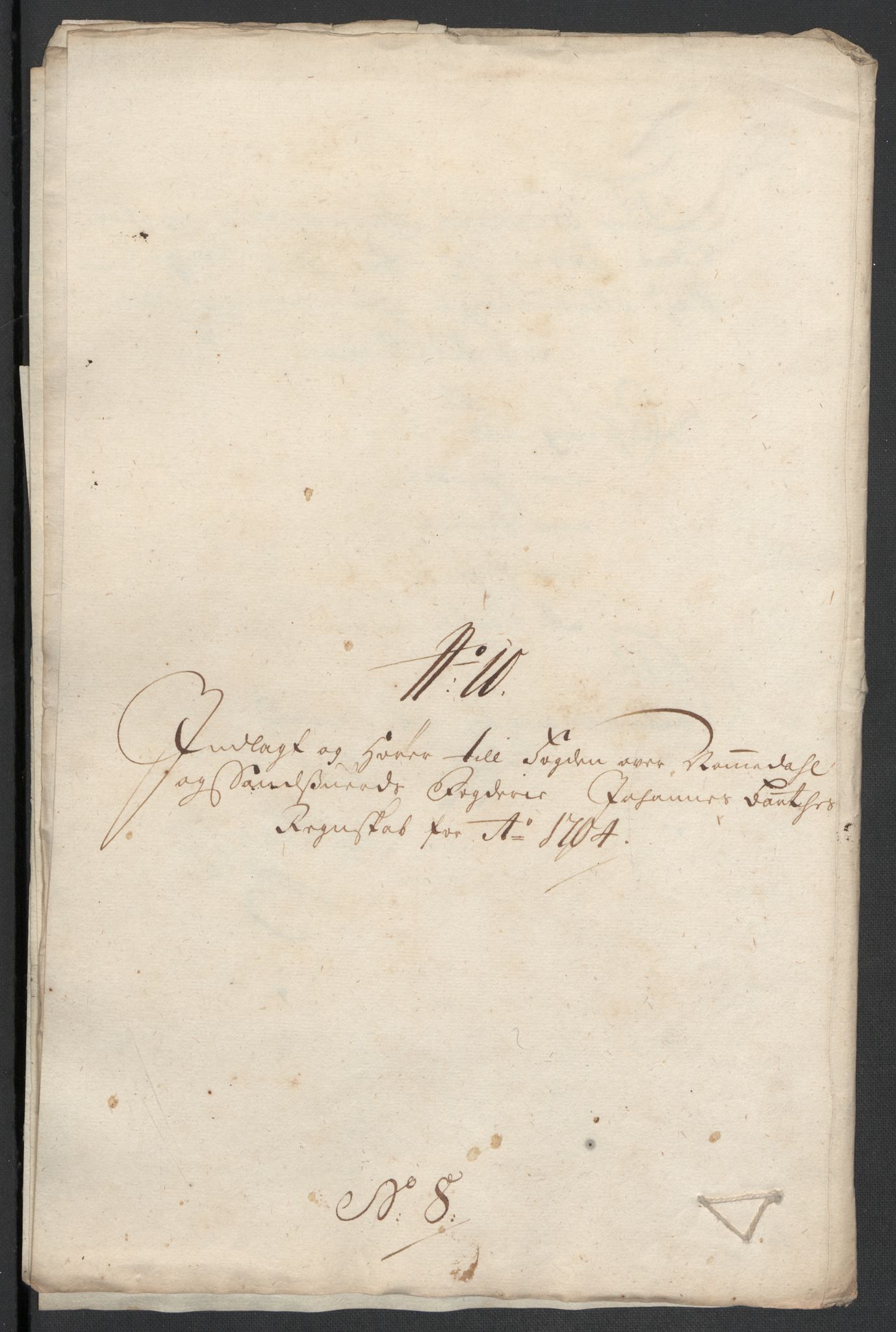 Rentekammeret inntil 1814, Reviderte regnskaper, Fogderegnskap, RA/EA-4092/R24/L1582: Fogderegnskap Numedal og Sandsvær, 1704, s. 194
