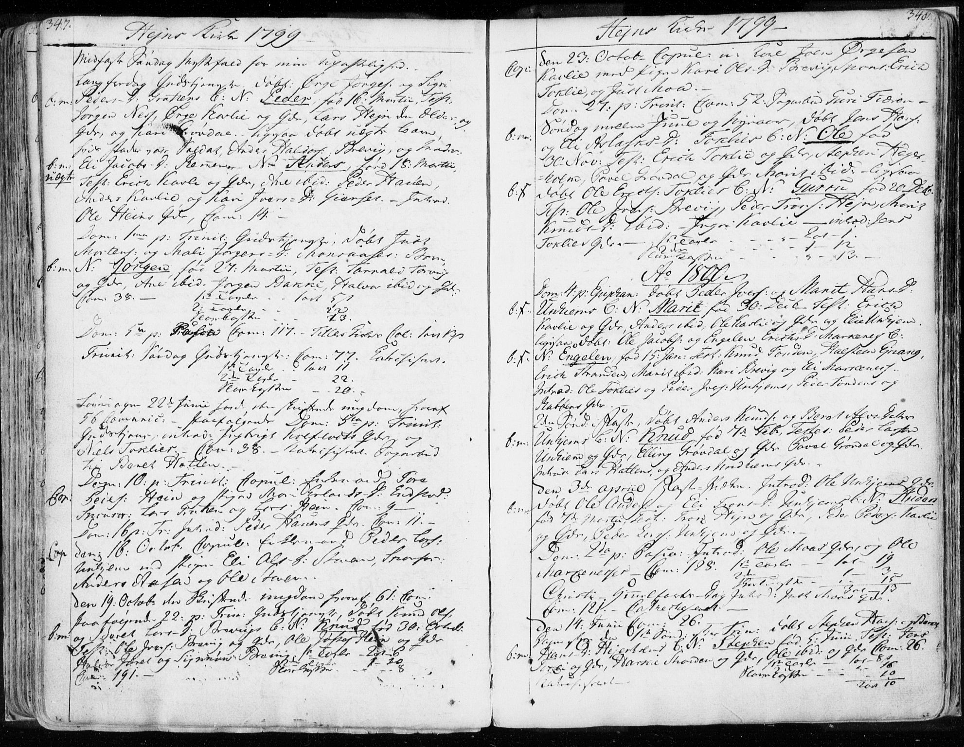 Ministerialprotokoller, klokkerbøker og fødselsregistre - Møre og Romsdal, AV/SAT-A-1454/544/L0569: Ministerialbok nr. 544A02, 1764-1806, s. 347-348