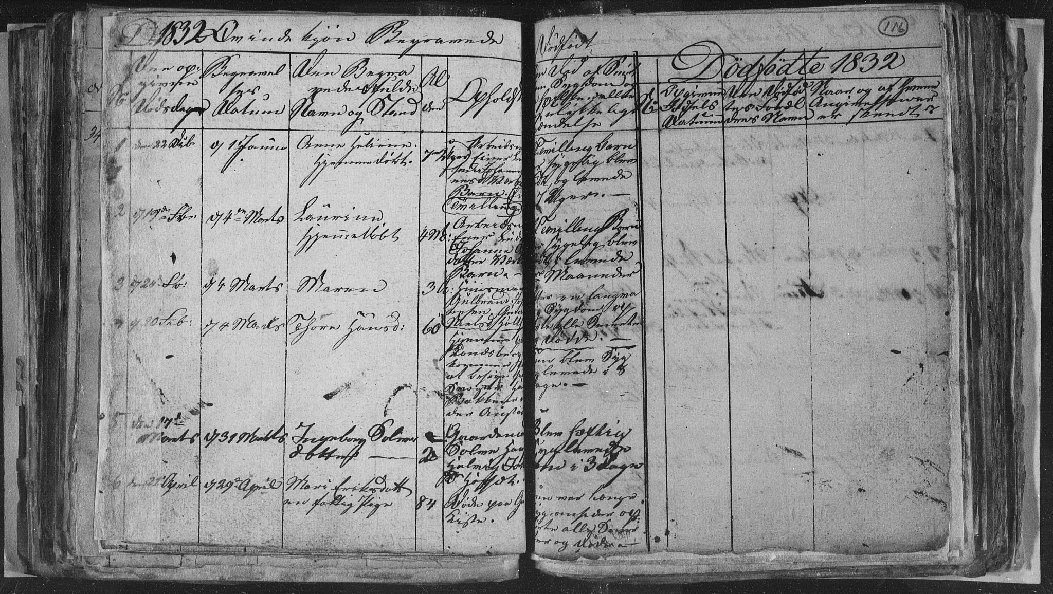 Siljan kirkebøker, AV/SAKO-A-300/G/Ga/L0001: Klokkerbok nr. 1, 1827-1847, s. 116