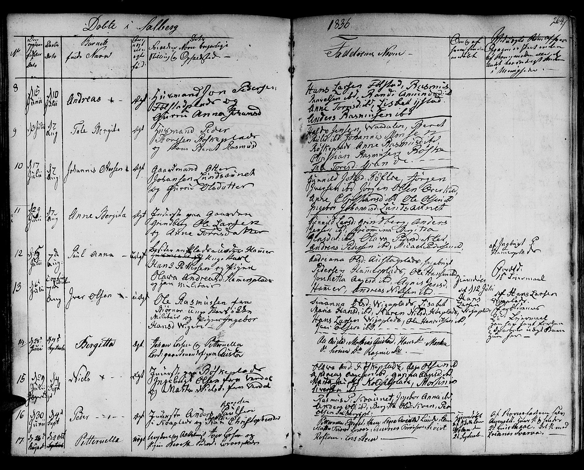 Ministerialprotokoller, klokkerbøker og fødselsregistre - Nord-Trøndelag, SAT/A-1458/730/L0277: Ministerialbok nr. 730A06 /2, 1831-1839, s. 264