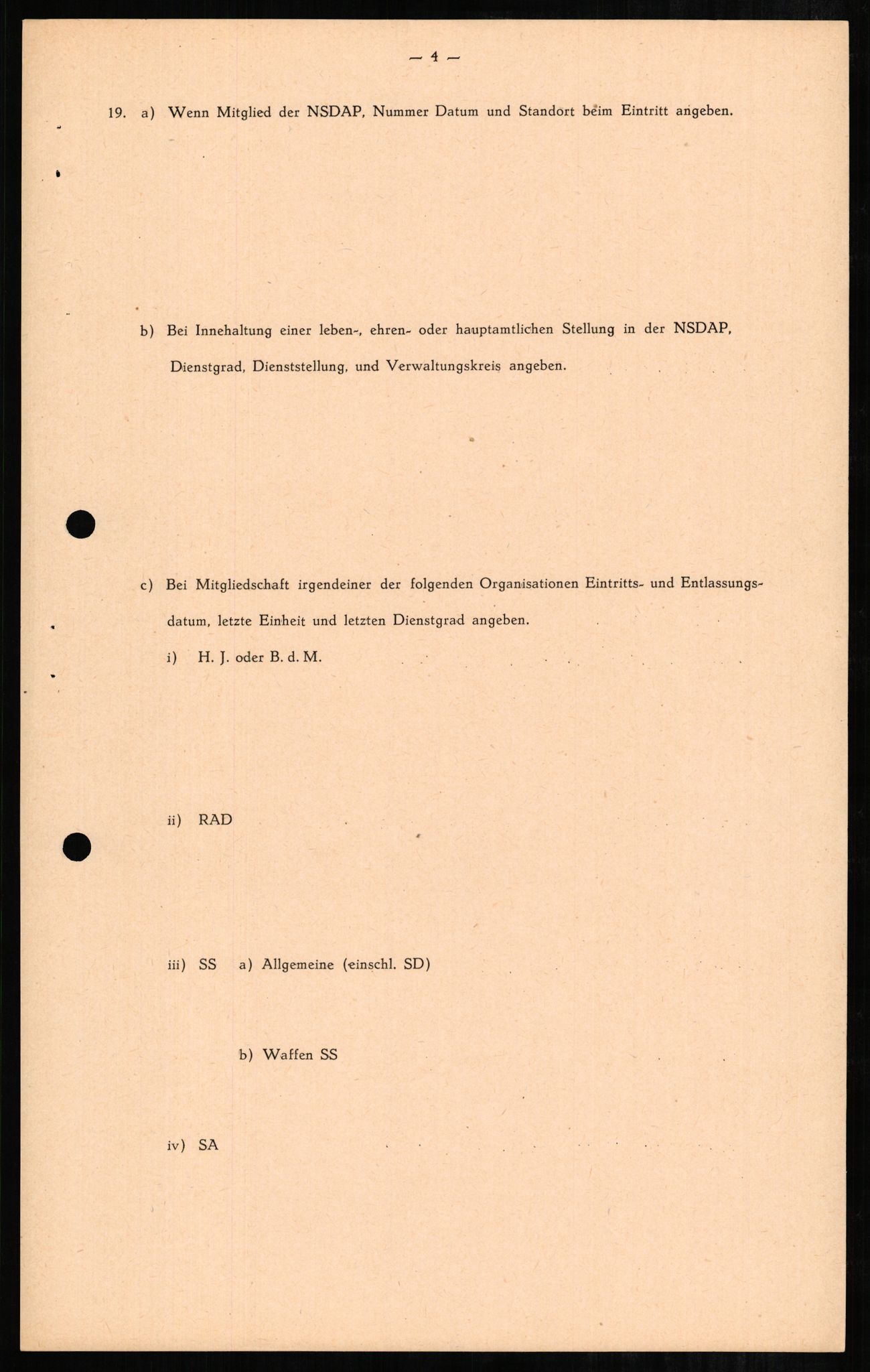 Forsvaret, Forsvarets overkommando II, RA/RAFA-3915/D/Db/L0003: CI Questionaires. Tyske okkupasjonsstyrker i Norge. Tyskere., 1945-1946, s. 527