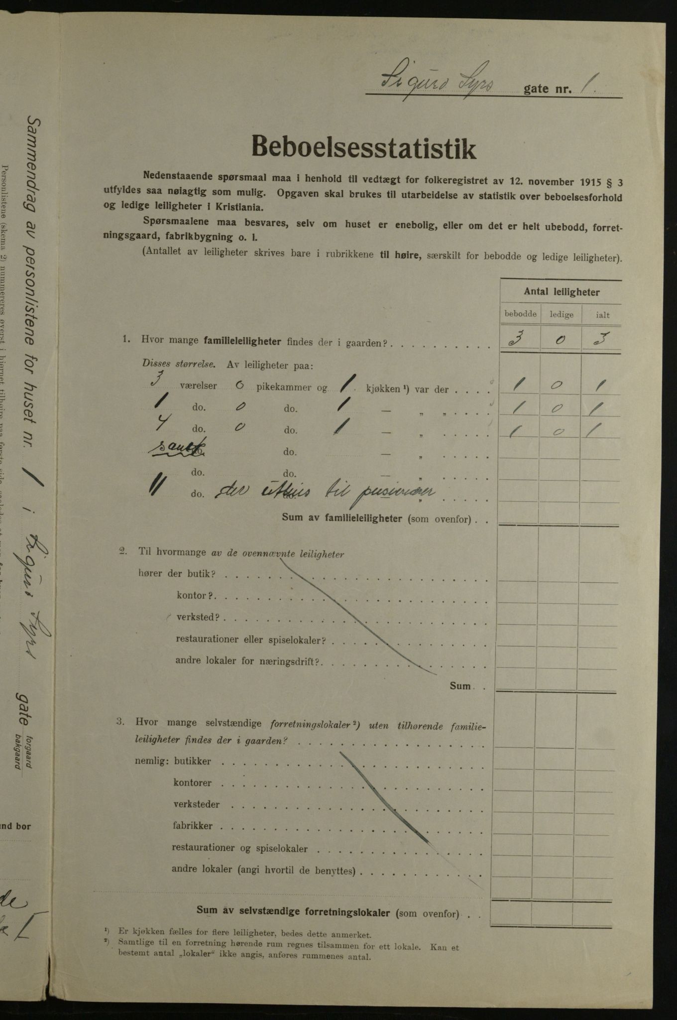 OBA, Kommunal folketelling 1.12.1923 for Kristiania, 1923, s. 105340