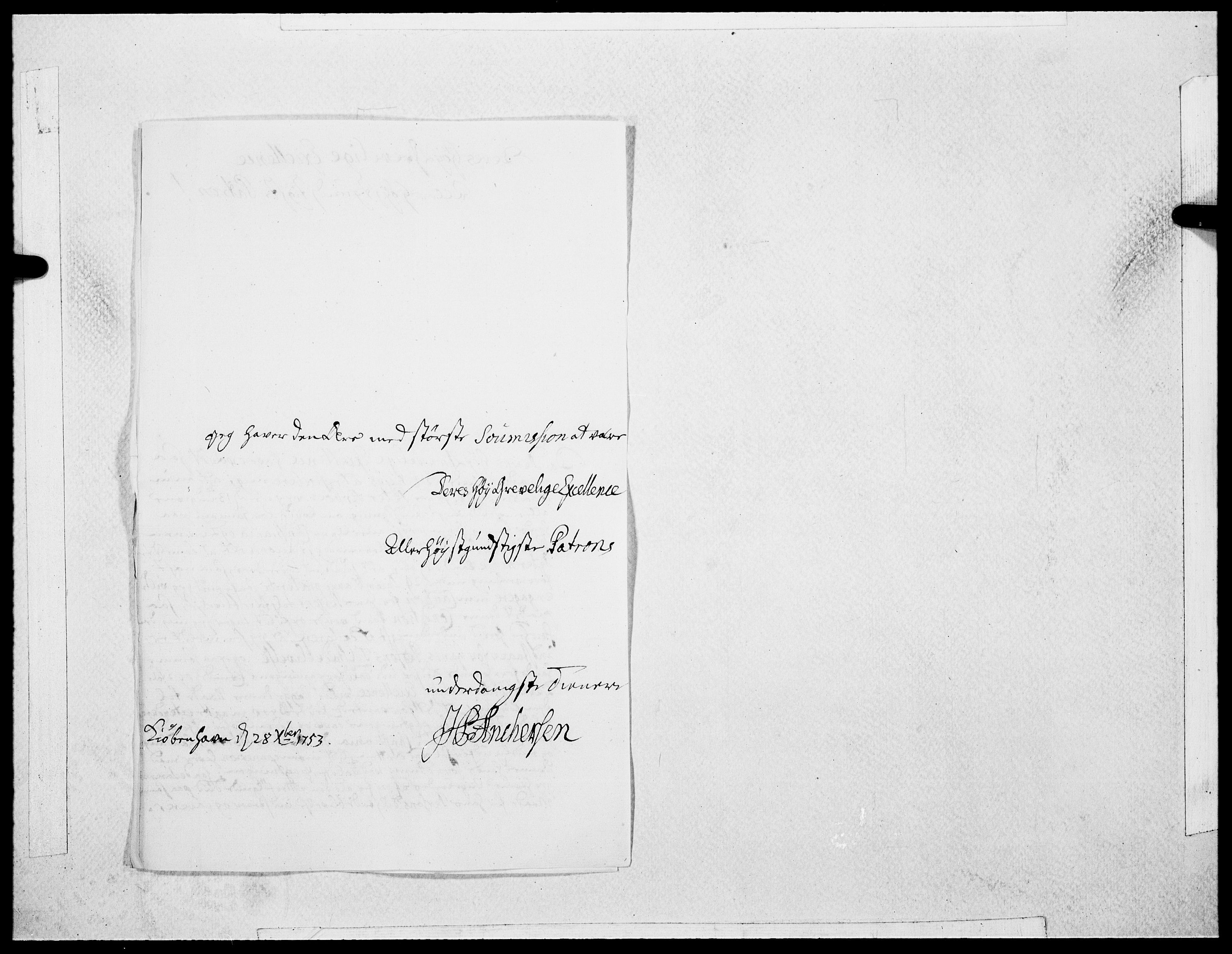 Danske Kanselli 1572-1799, AV/RA-EA-3023/F/Fc/Fcc/Fcca/L0166: Norske innlegg 1572-1799, 1754, s. 19